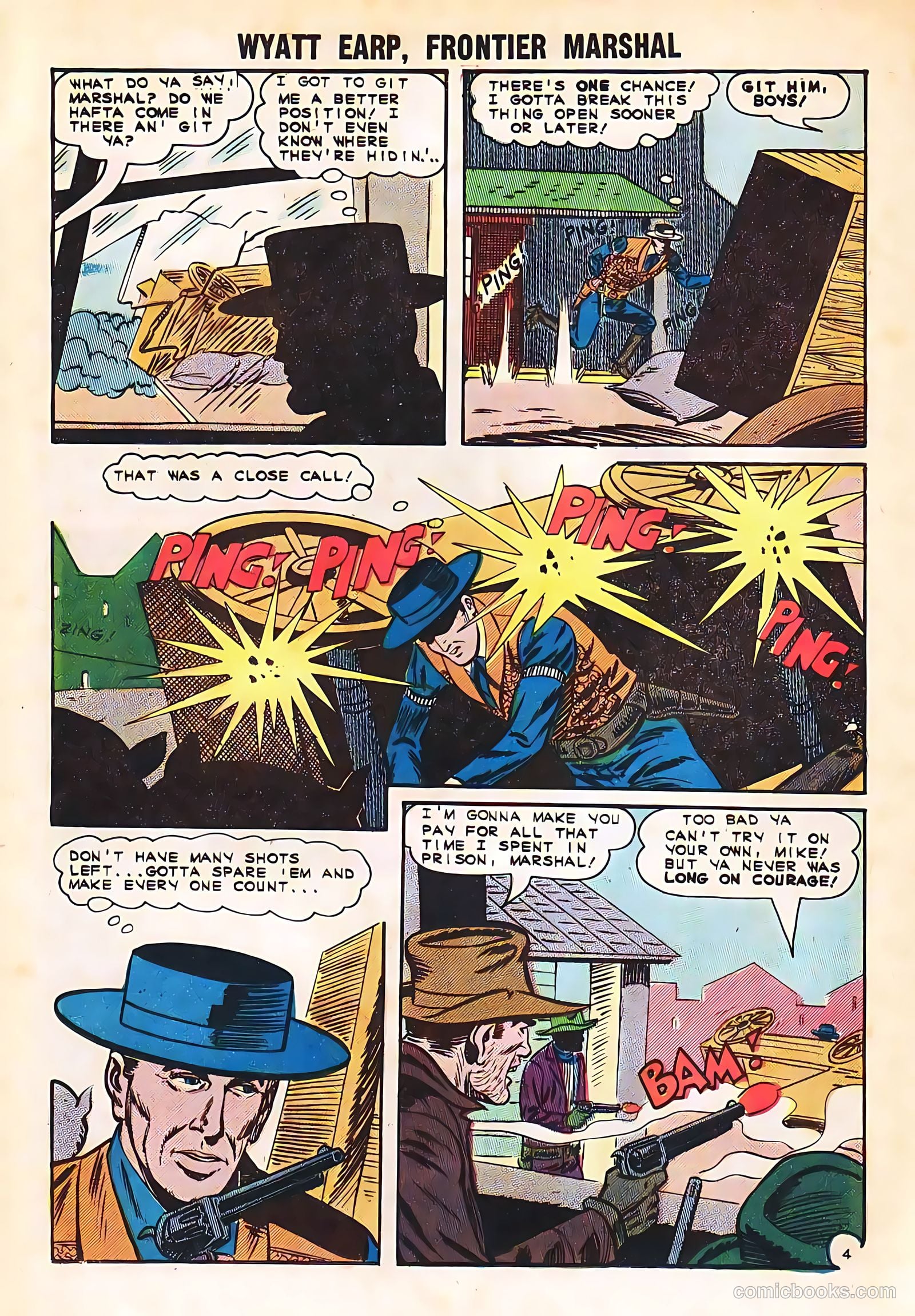Wyatt Earp, Frontier Marshal #58 — page 12 of 36