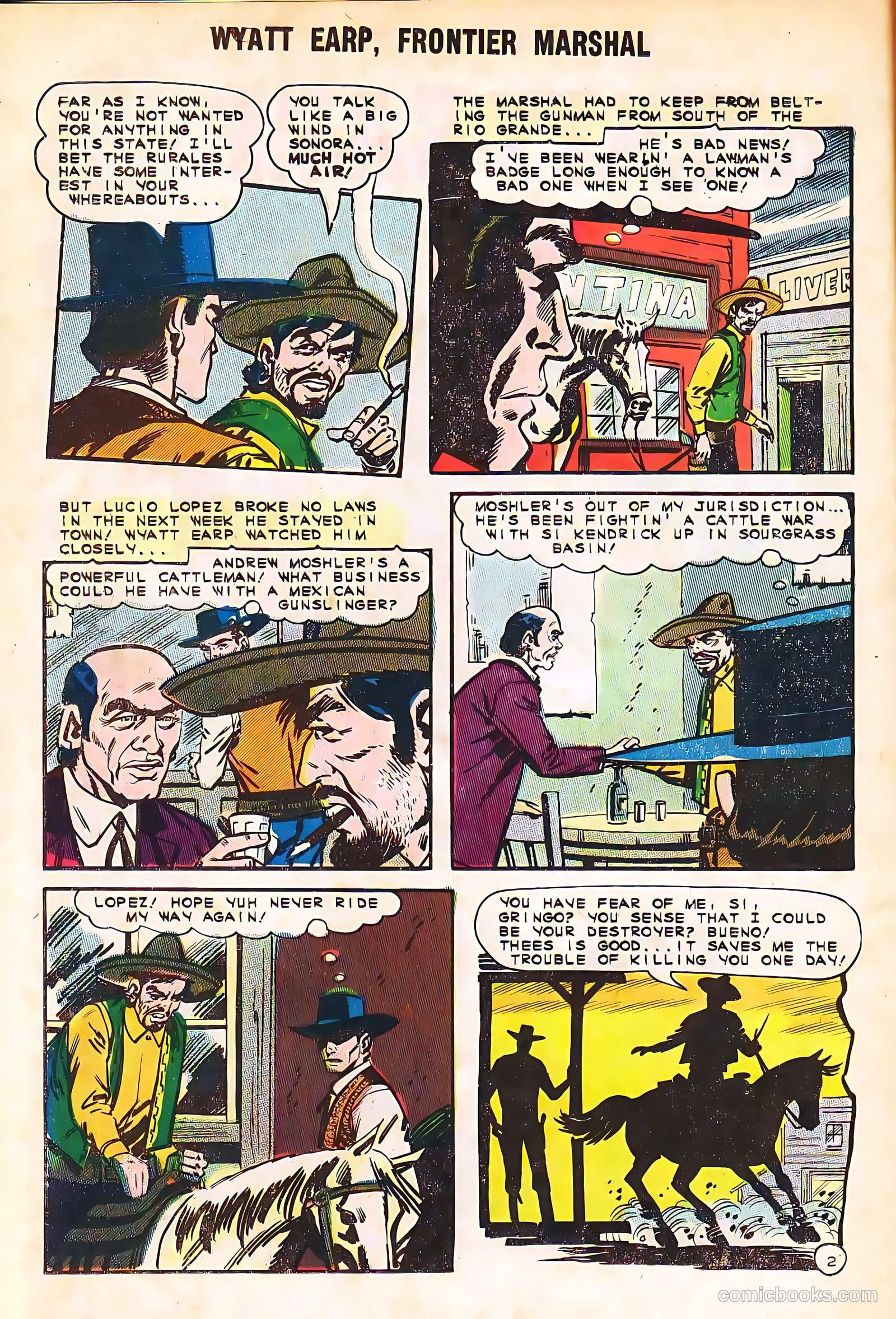 Wyatt Earp, Frontier Marshal #58 — page 26 of 36