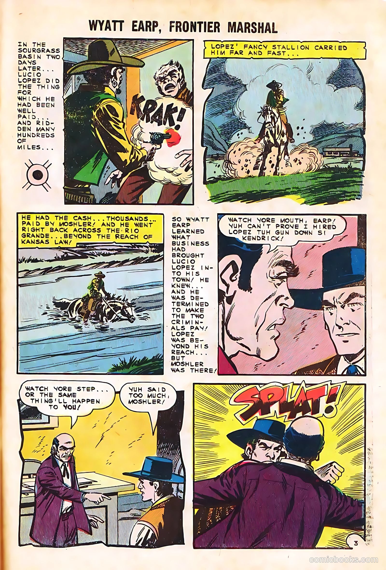 Wyatt Earp, Frontier Marshal #58 — page 27 of 36