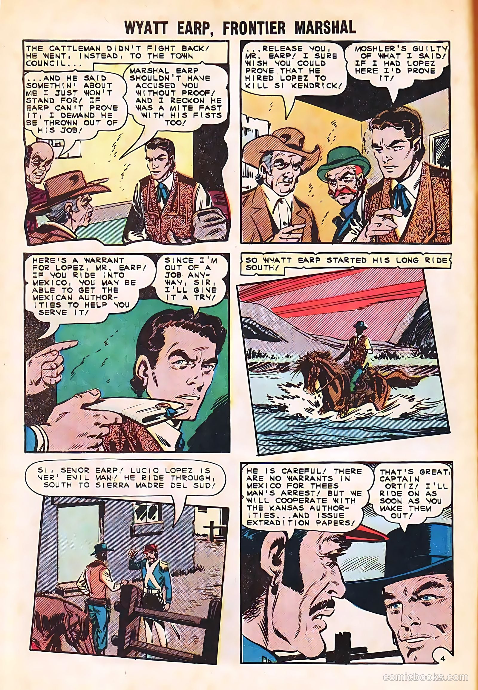 Wyatt Earp, Frontier Marshal #58 — page 28 of 36