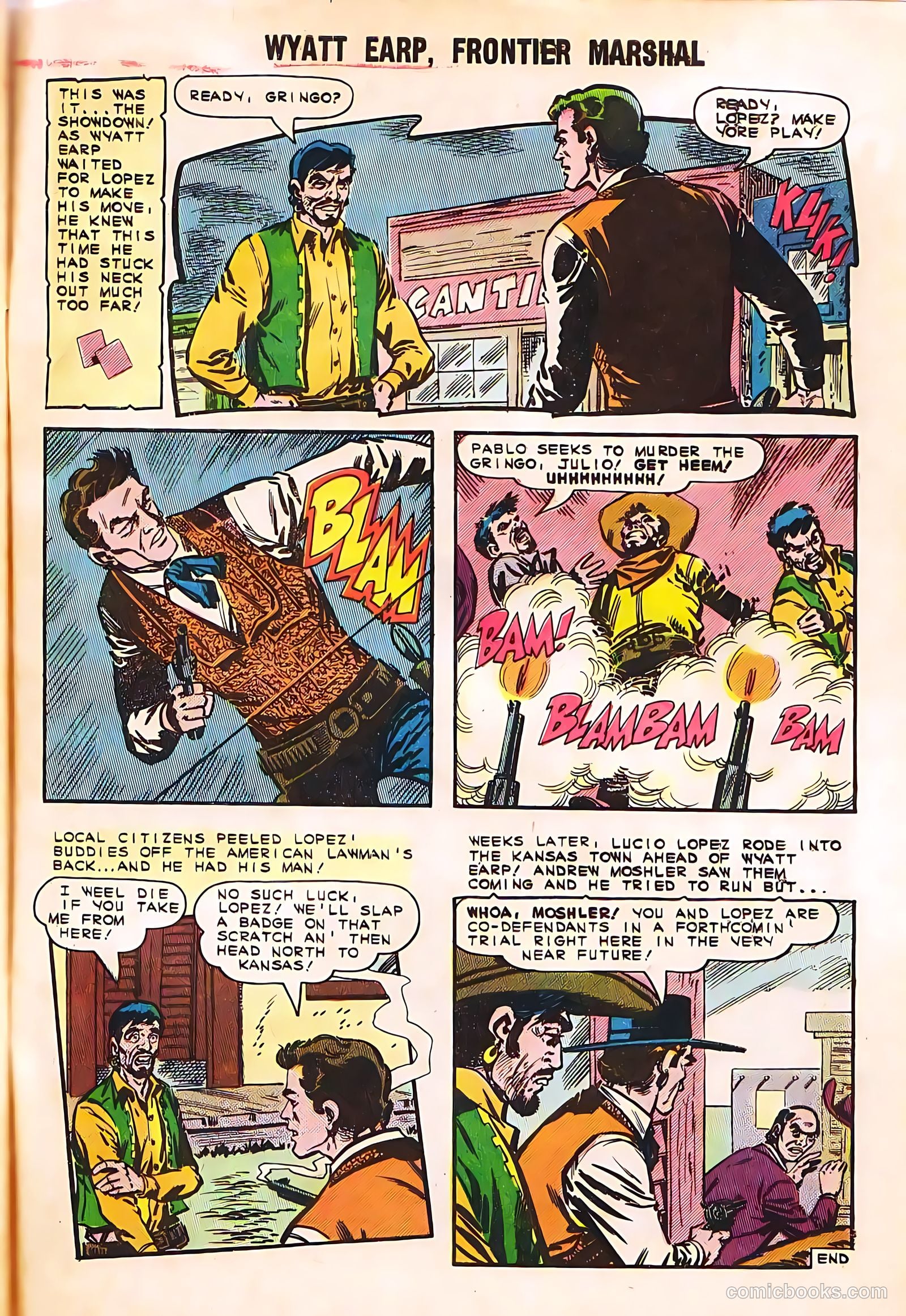 Wyatt Earp, Frontier Marshal #58 — page 33 of 36