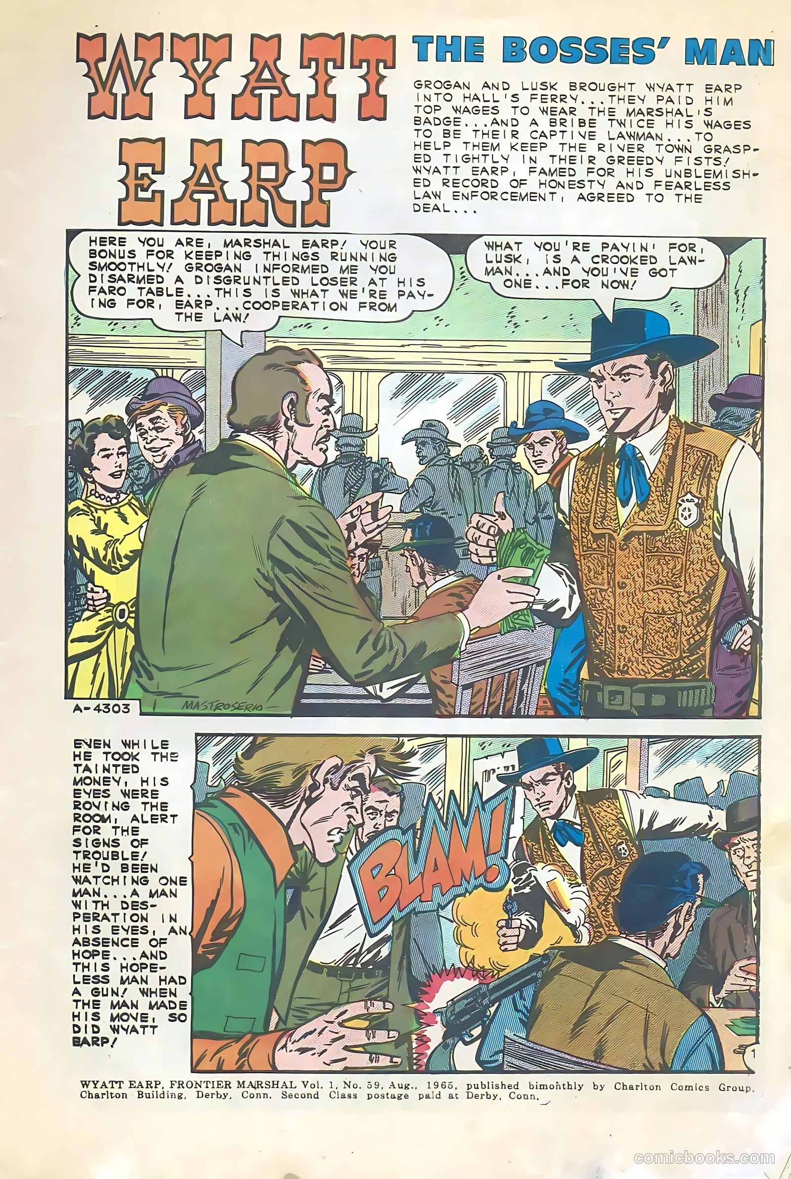 Wyatt Earp, Frontier Marshal #59 — page 3 of 36