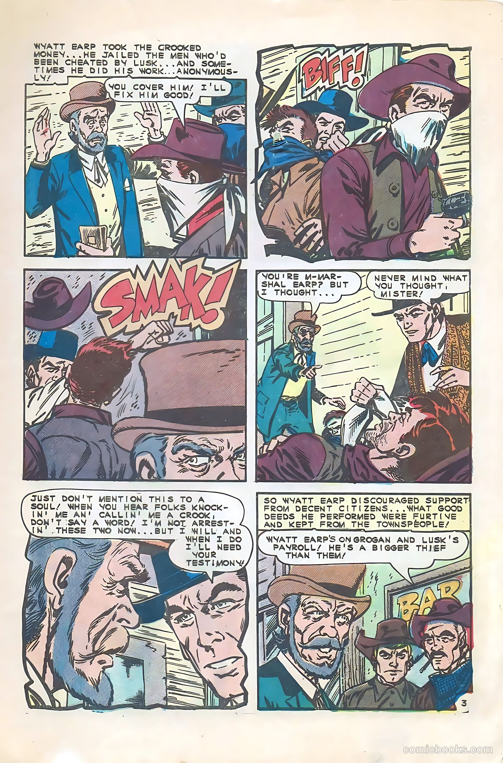 Wyatt Earp, Frontier Marshal #59 — page 5 of 36
