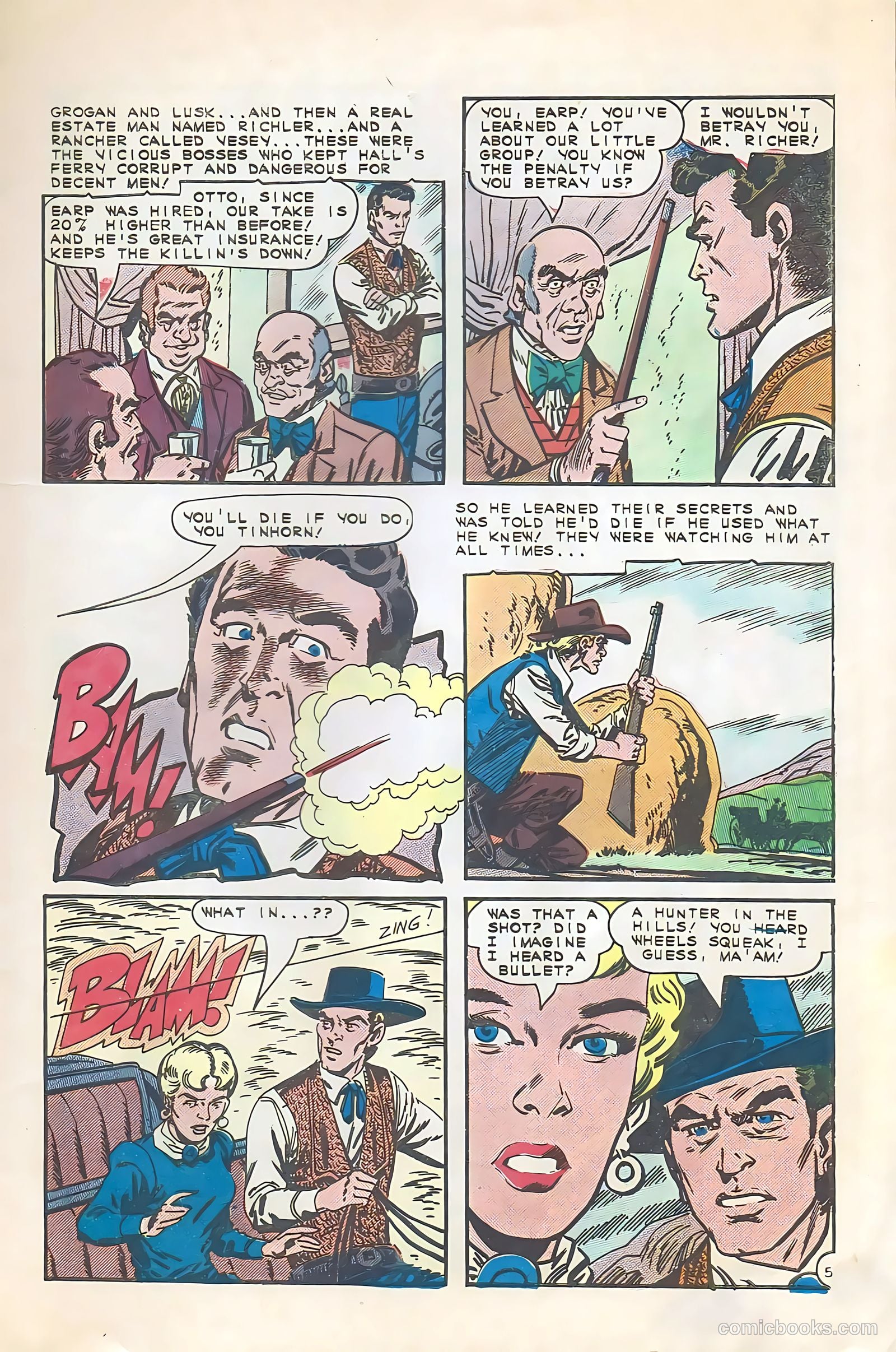 Wyatt Earp, Frontier Marshal #59 — page 9 of 36