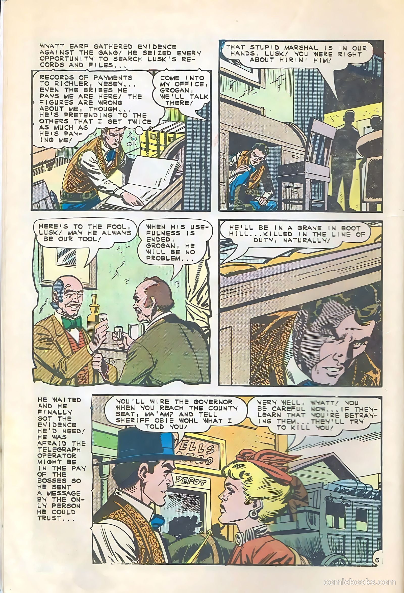 Wyatt Earp, Frontier Marshal #59 — page 10 of 36