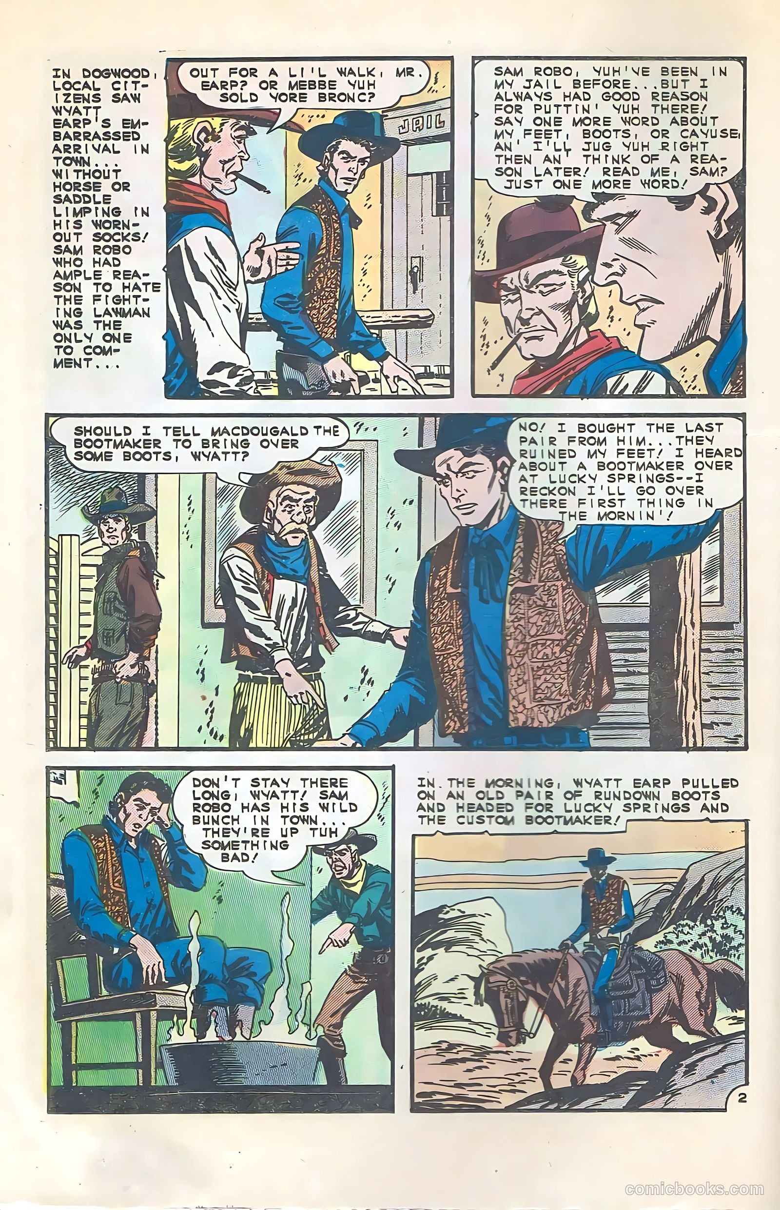 Wyatt Earp, Frontier Marshal #59 — page 16 of 36