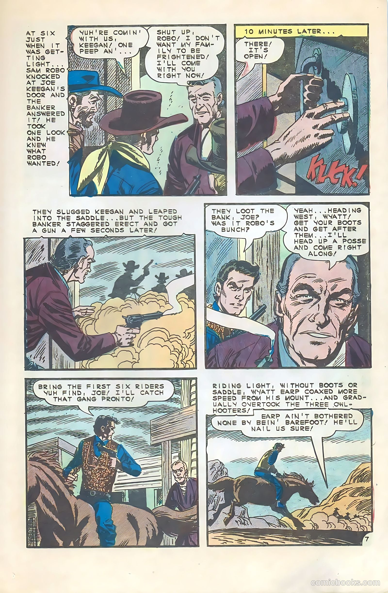 Wyatt Earp, Frontier Marshal #59 — page 21 of 36