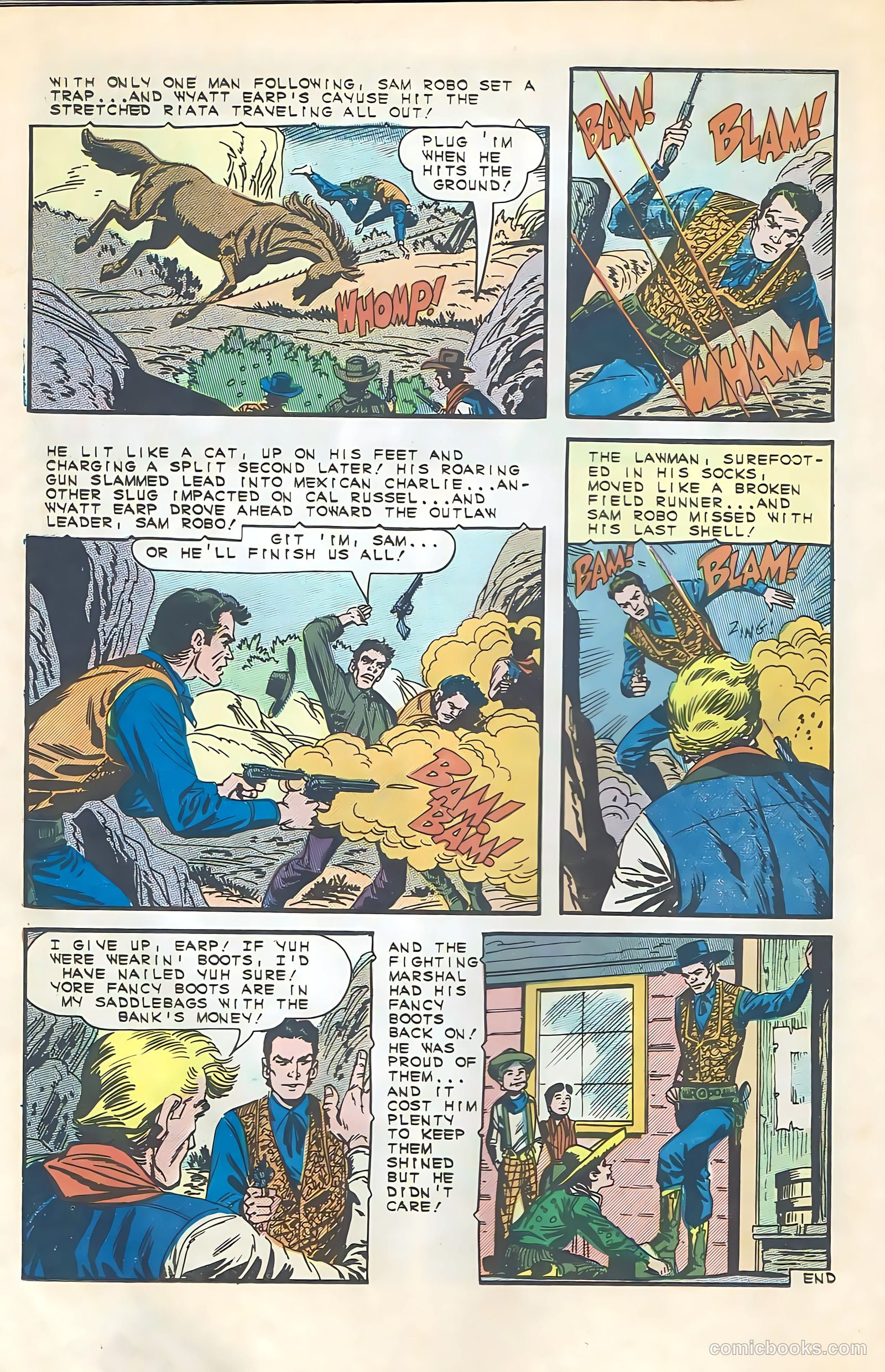 Wyatt Earp, Frontier Marshal #59 — page 22 of 36
