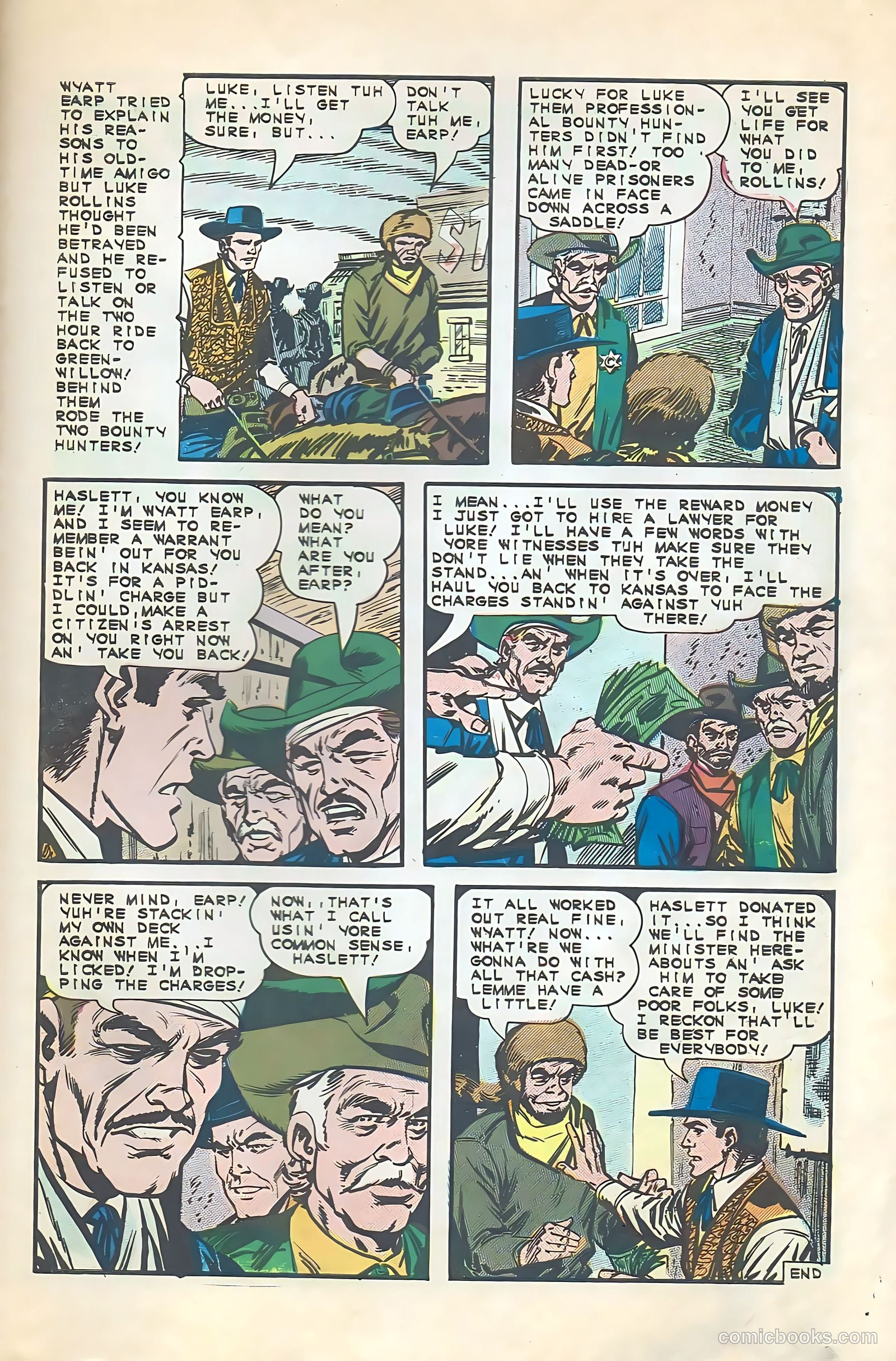 Wyatt Earp, Frontier Marshal #59 — page 31 of 36