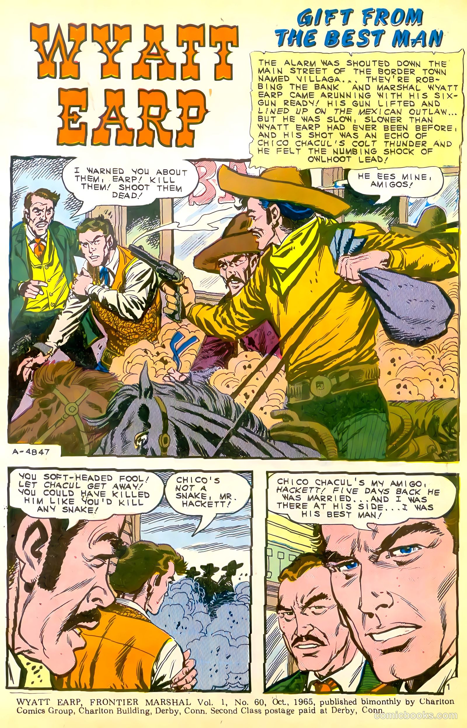 Wyatt Earp, Frontier Marshal #60 — page 3 of 36