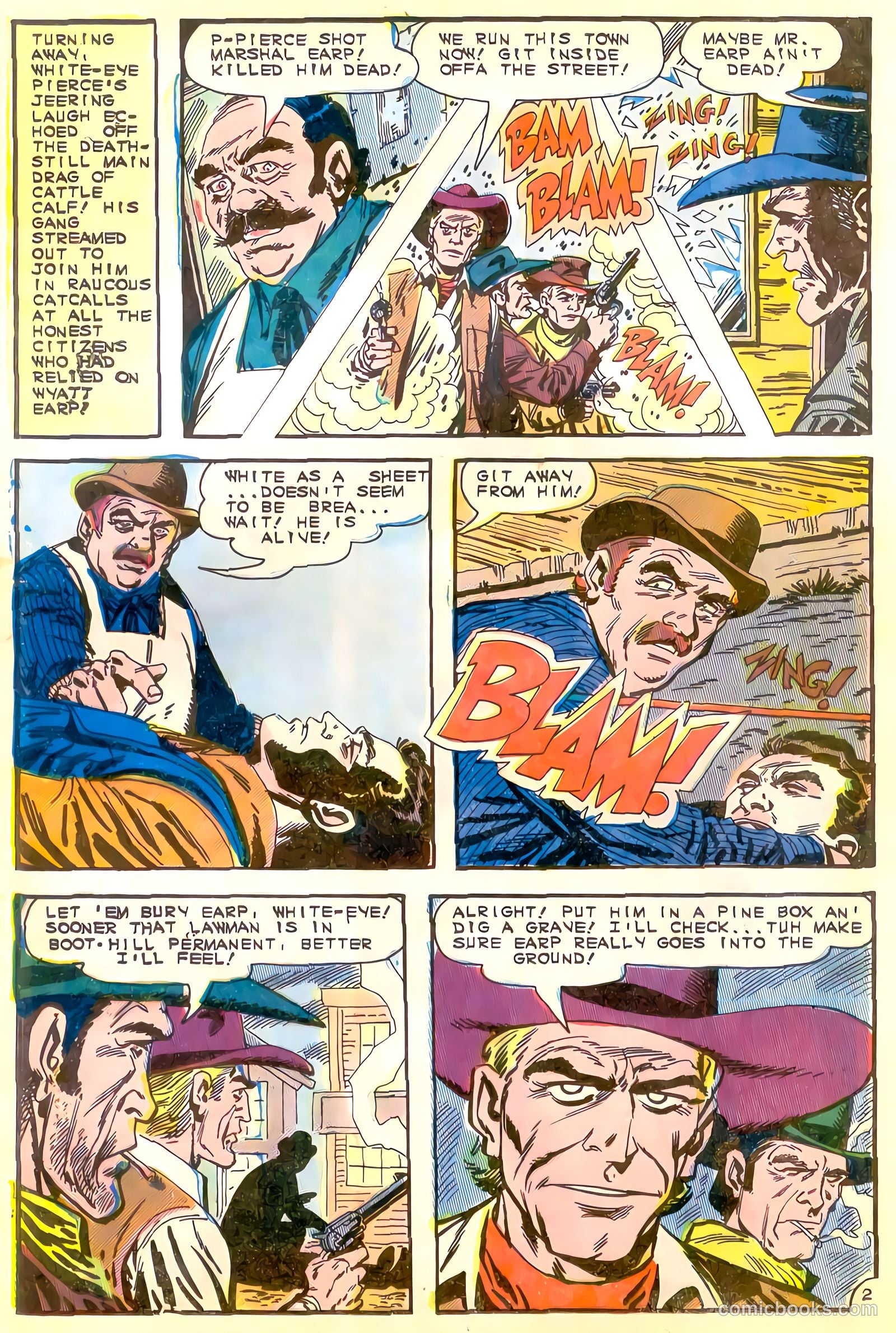 Wyatt Earp, Frontier Marshal #60 — page 16 of 36