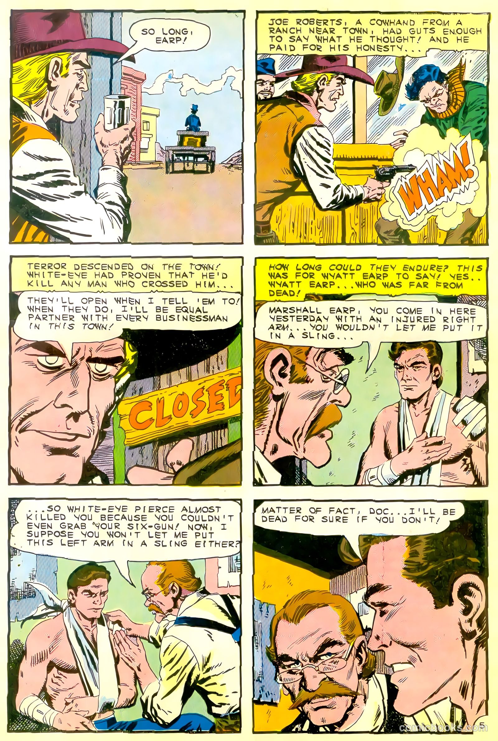 Wyatt Earp, Frontier Marshal #60 — page 19 of 36