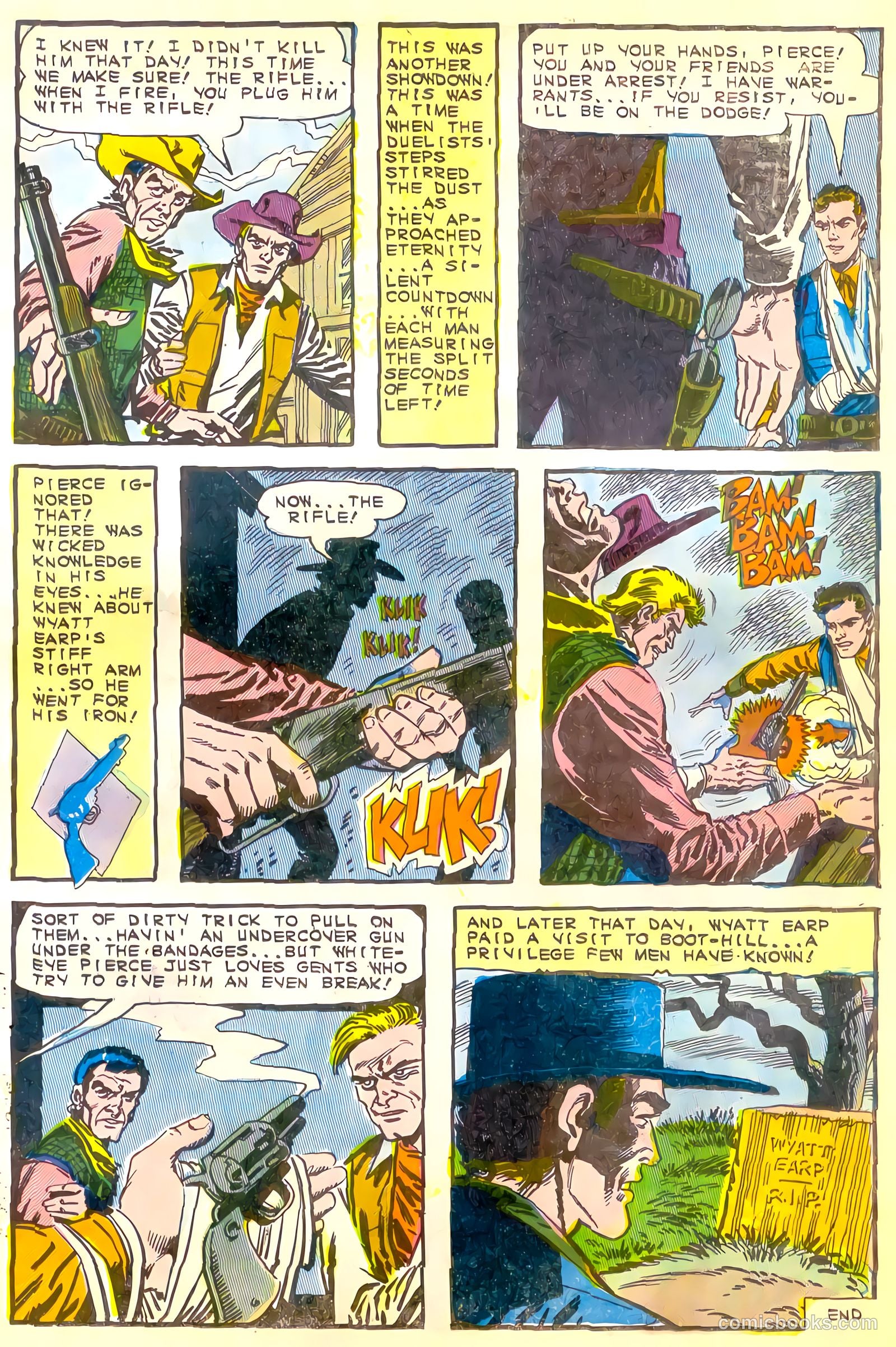 Wyatt Earp, Frontier Marshal #60 — page 21 of 36