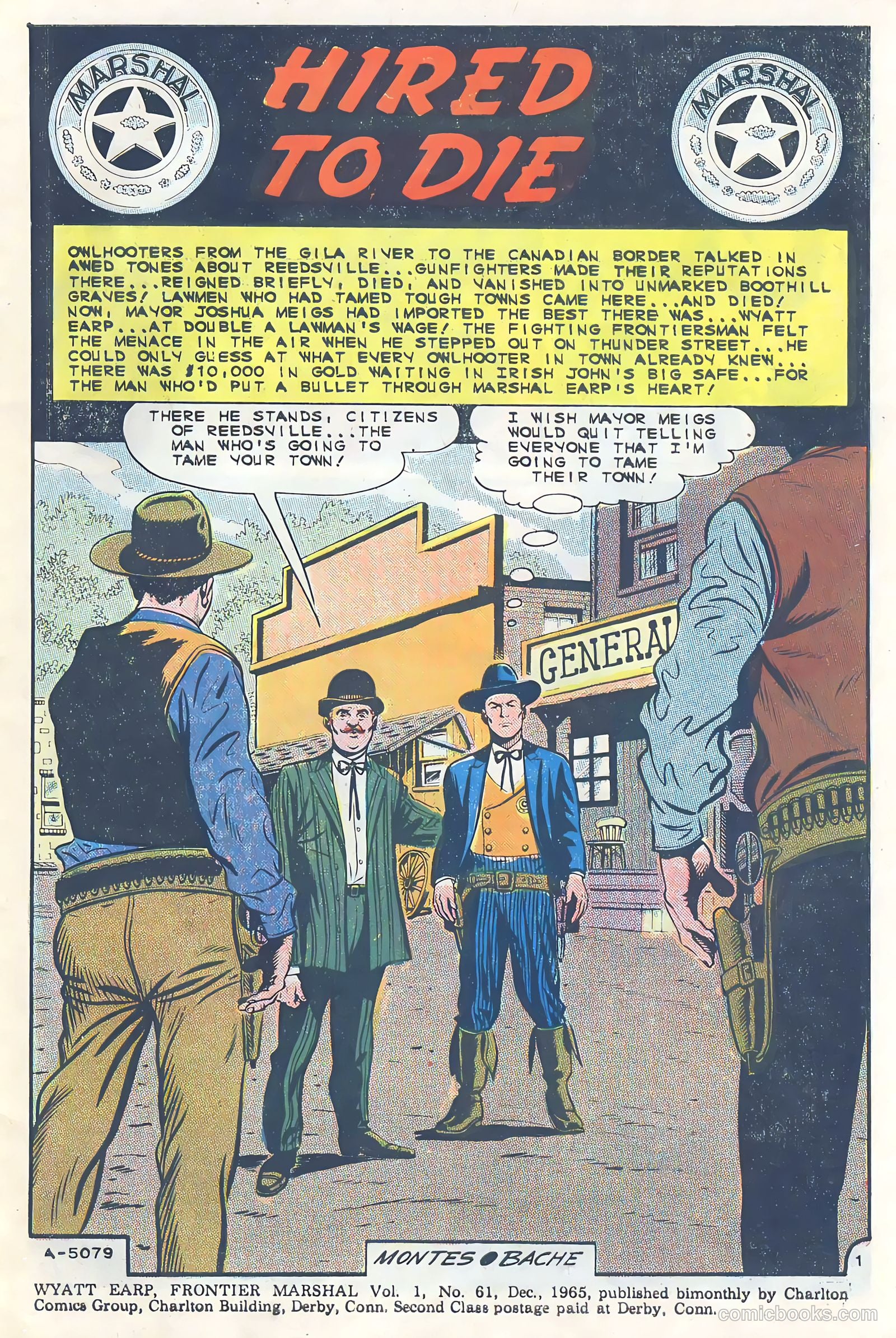 Wyatt Earp, Frontier Marshal #61 — page 3 of 36