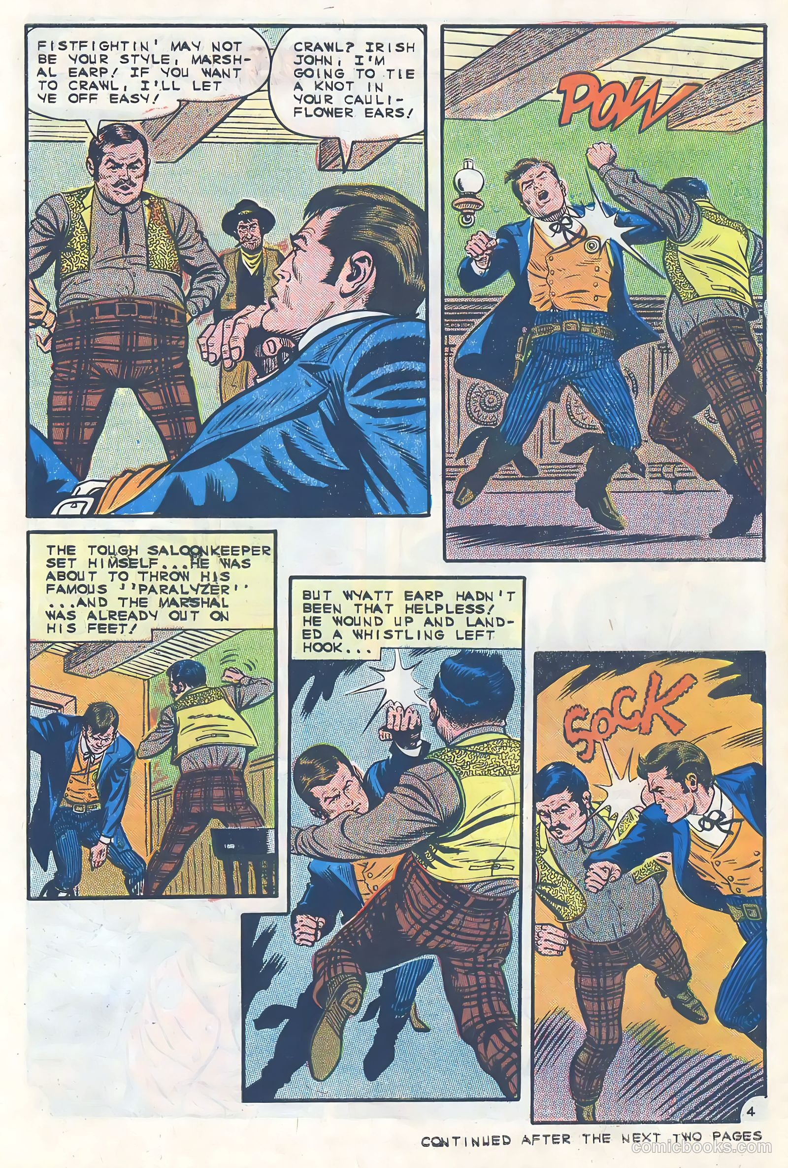 Wyatt Earp, Frontier Marshal #61 — page 6 of 36