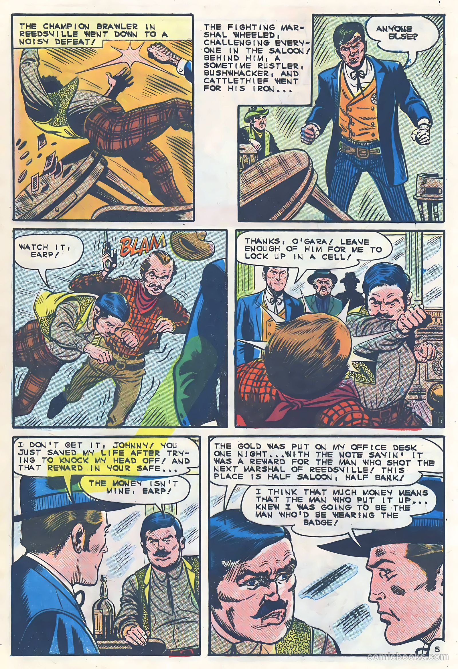 Wyatt Earp, Frontier Marshal #61 — page 9 of 36