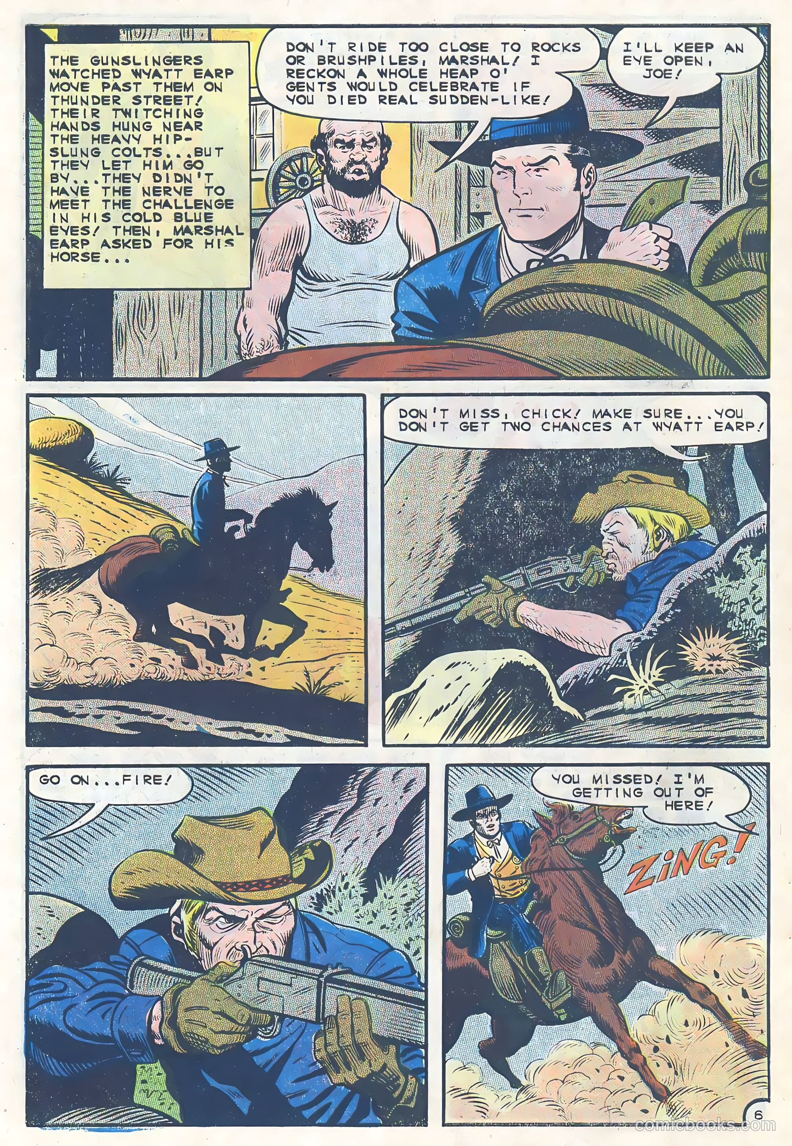 Wyatt Earp, Frontier Marshal #61 — page 10 of 36