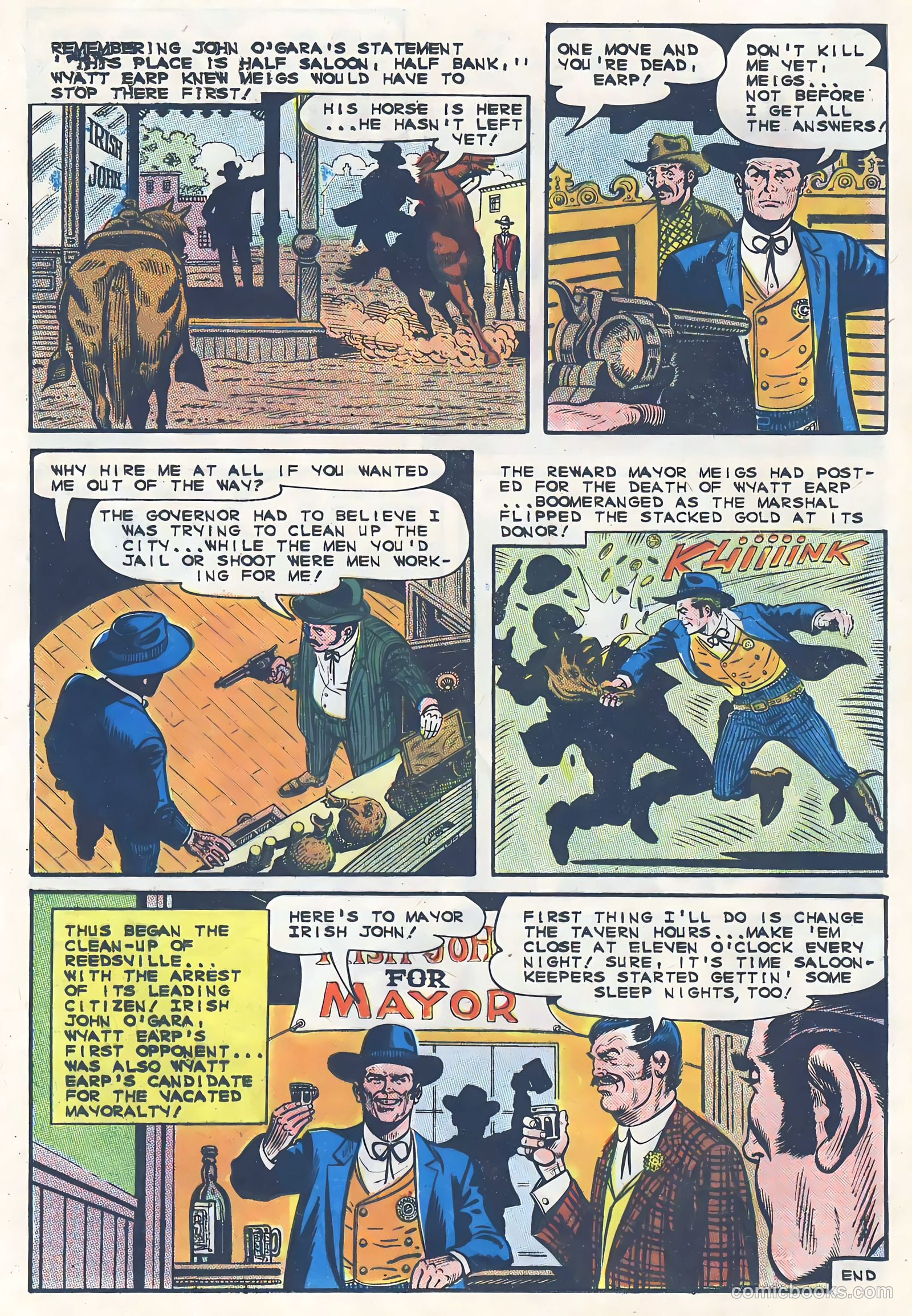 Wyatt Earp, Frontier Marshal #61 — page 12 of 36