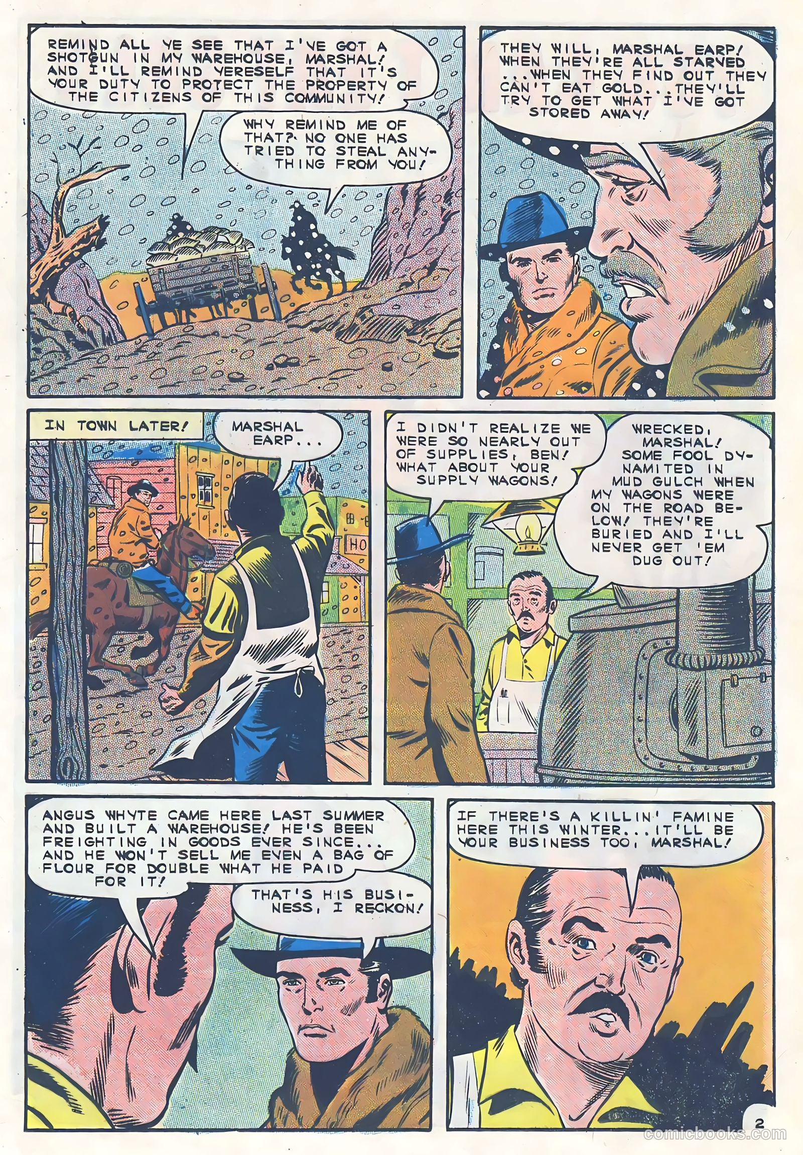 Wyatt Earp, Frontier Marshal #61 — page 16 of 36