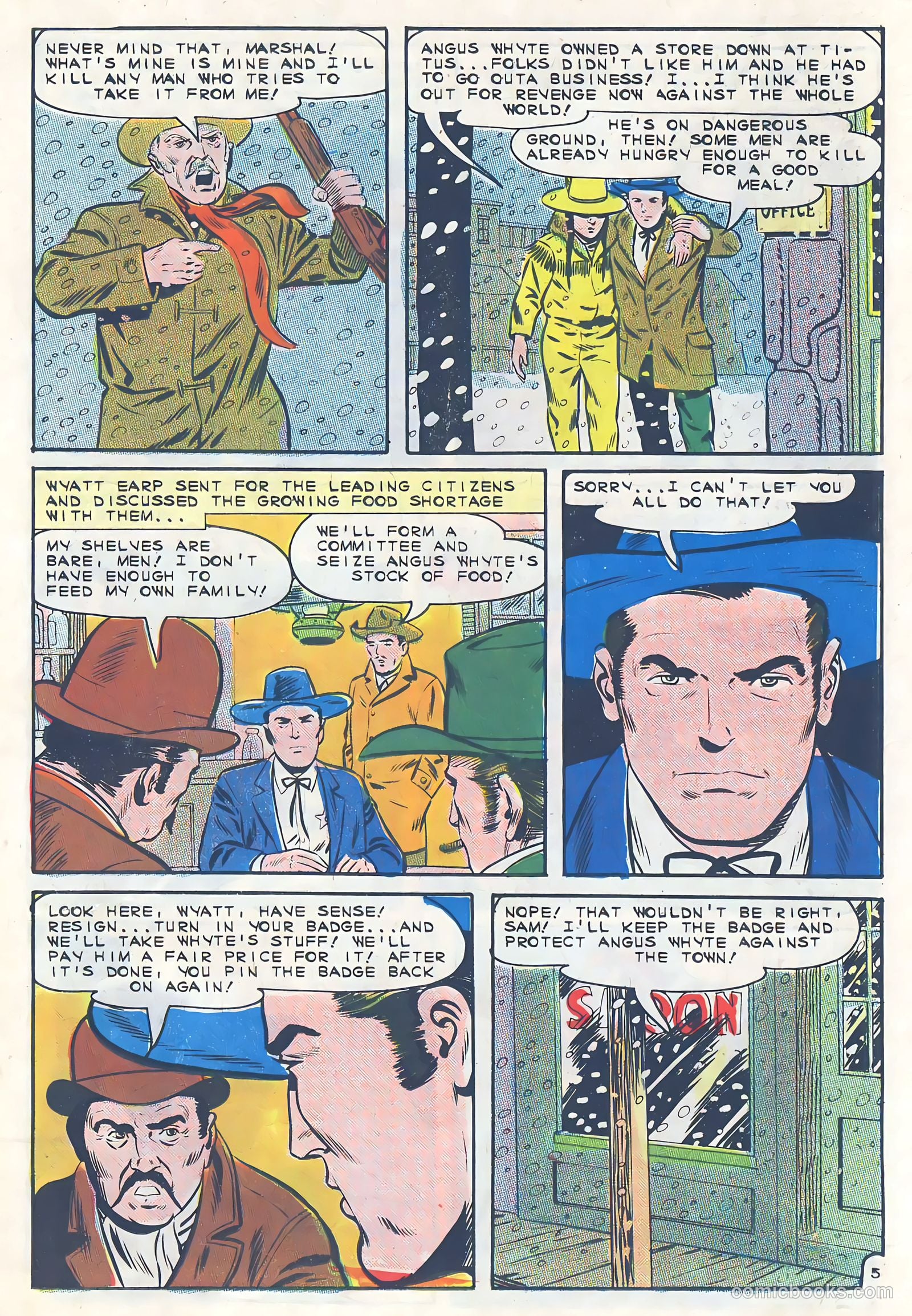 Wyatt Earp, Frontier Marshal #61 — page 19 of 36