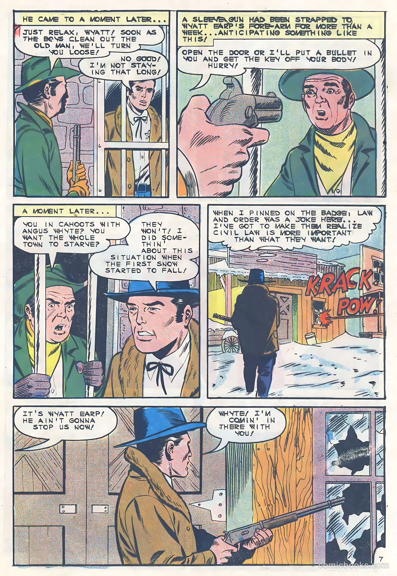 Wyatt Earp, Frontier Marshal #61 — page 21 of 36