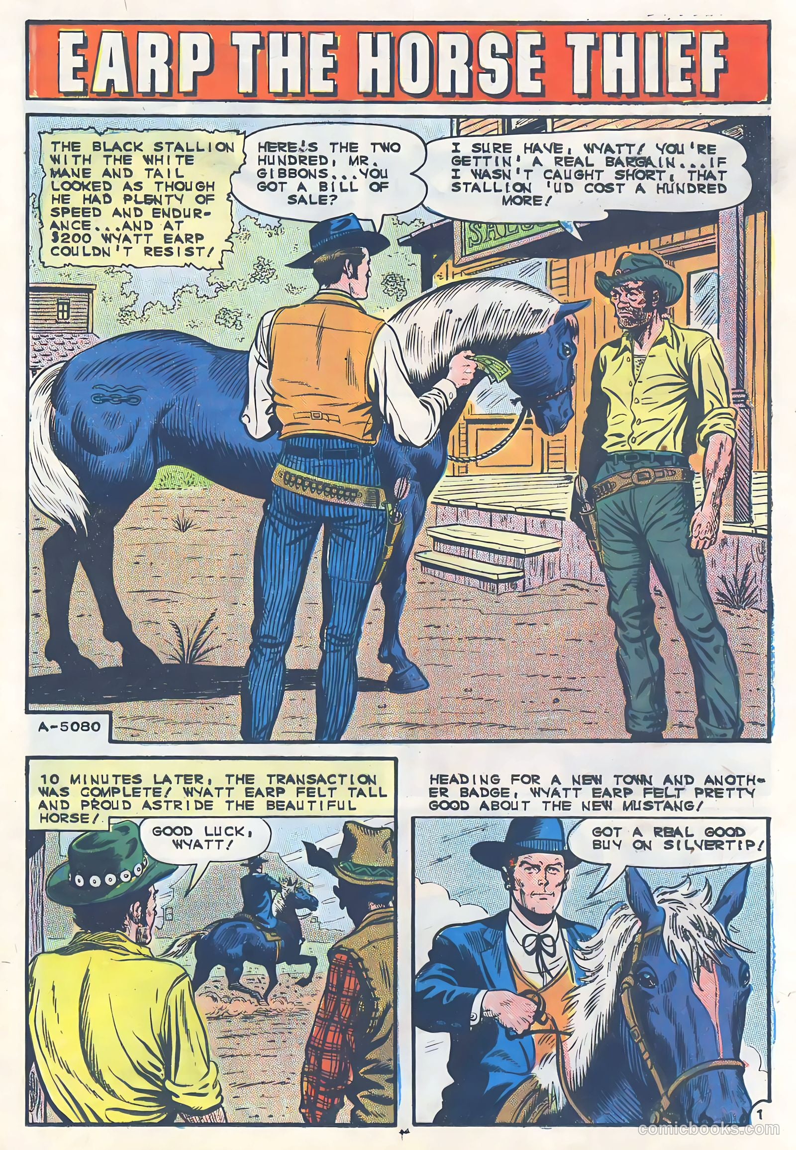 Wyatt Earp, Frontier Marshal #61 — page 25 of 36