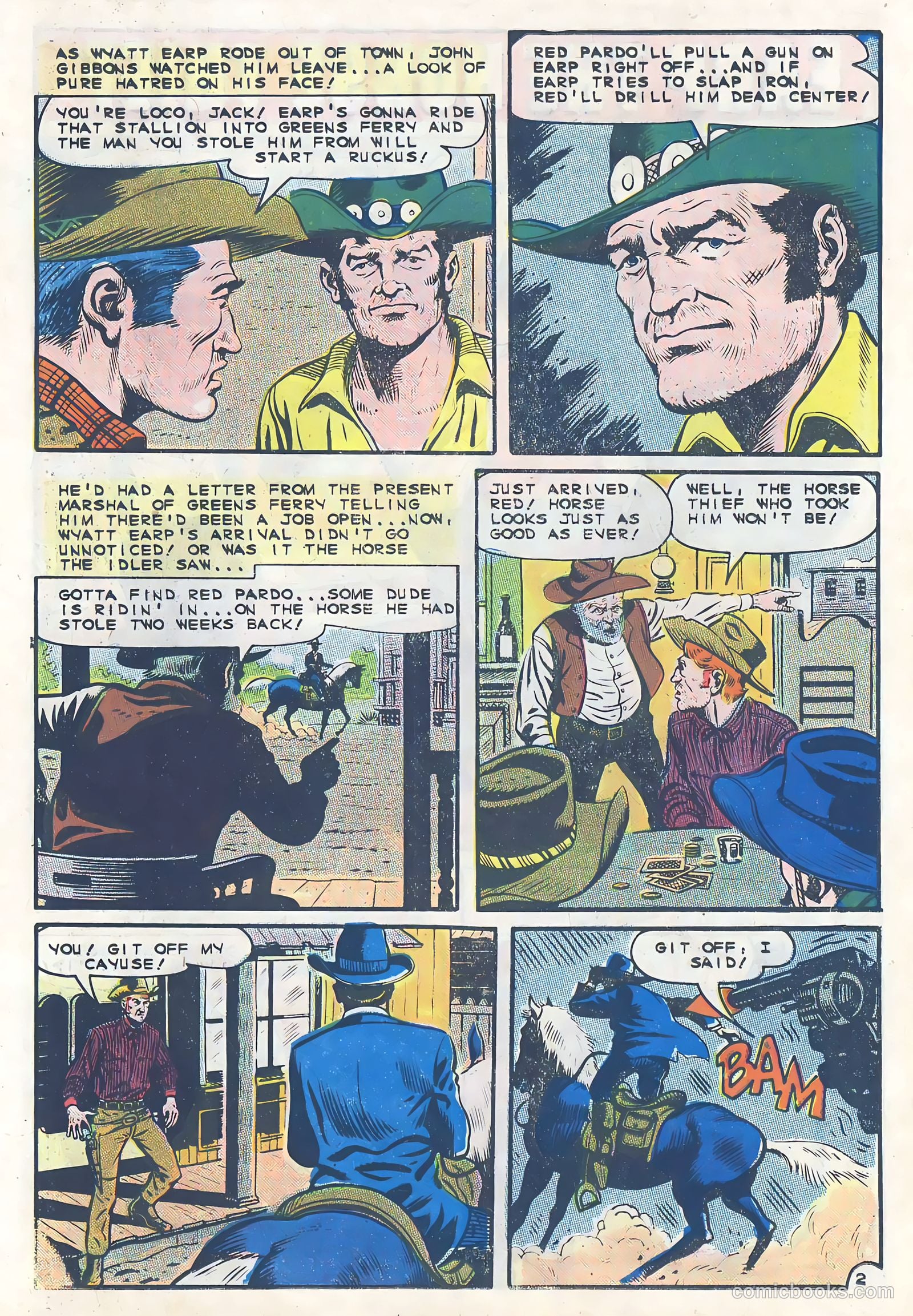 Wyatt Earp, Frontier Marshal #61 — page 26 of 36