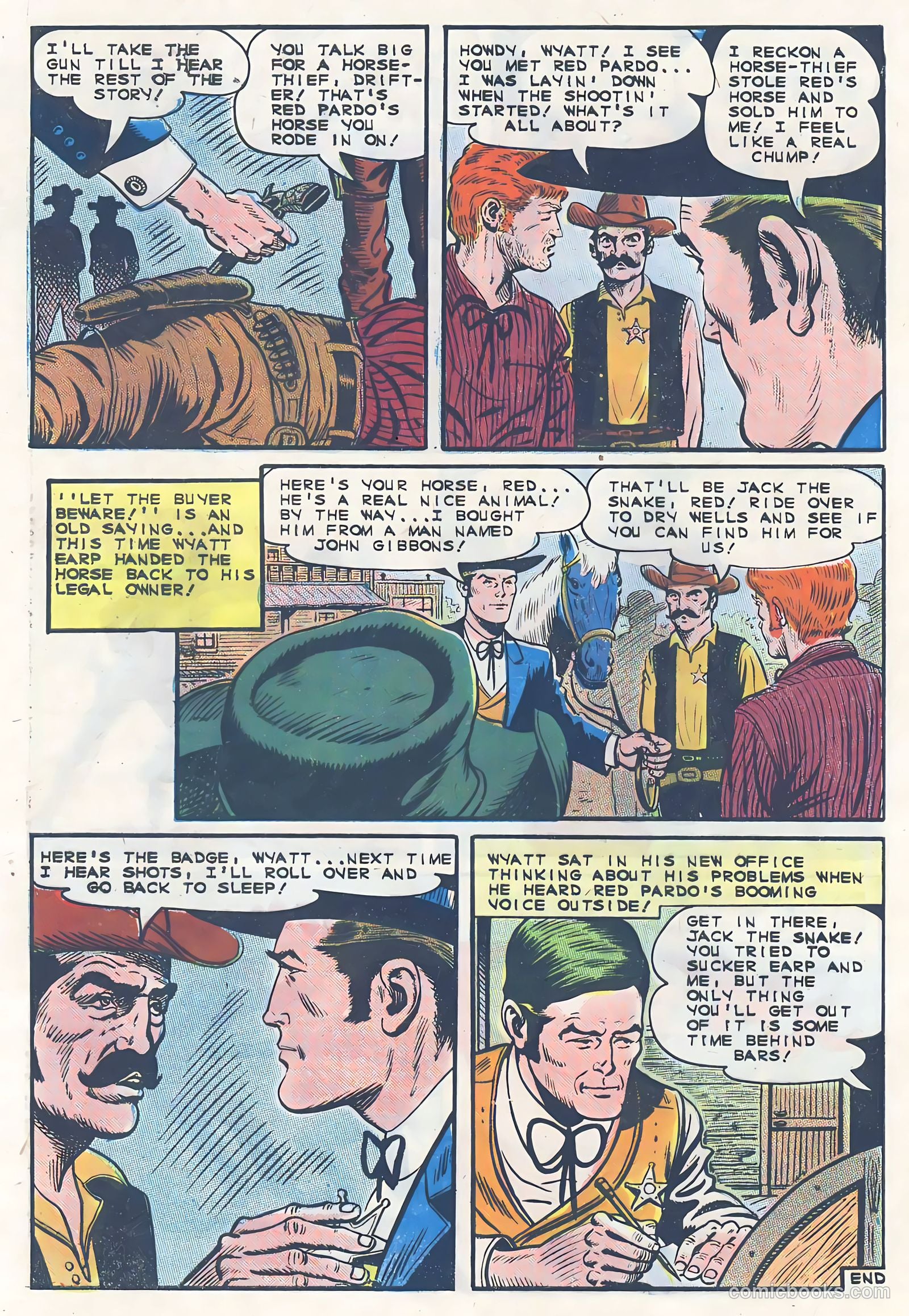 Wyatt Earp, Frontier Marshal #61 — page 28 of 36