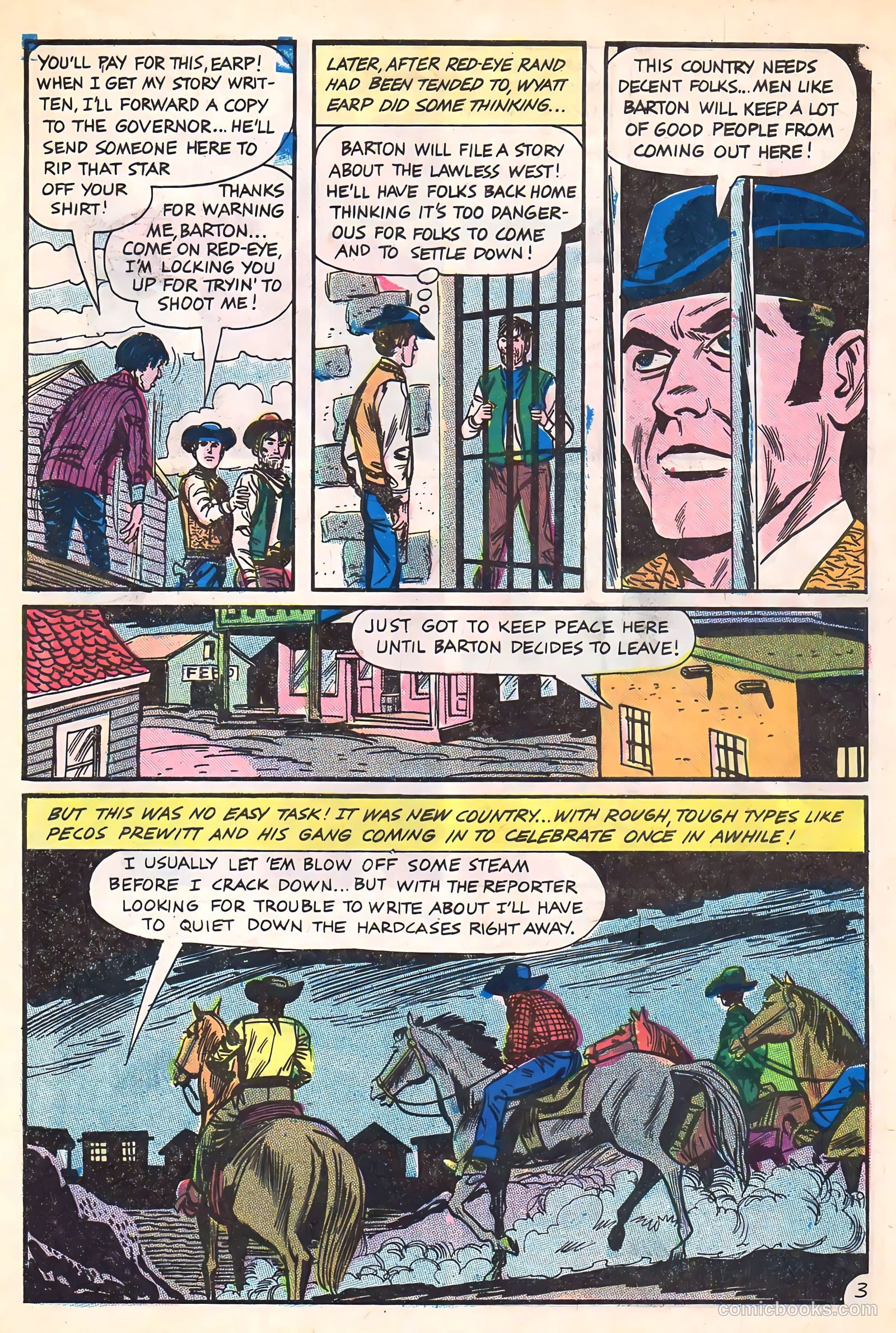 Wyatt Earp, Frontier Marshal #62 — page 5 of 36