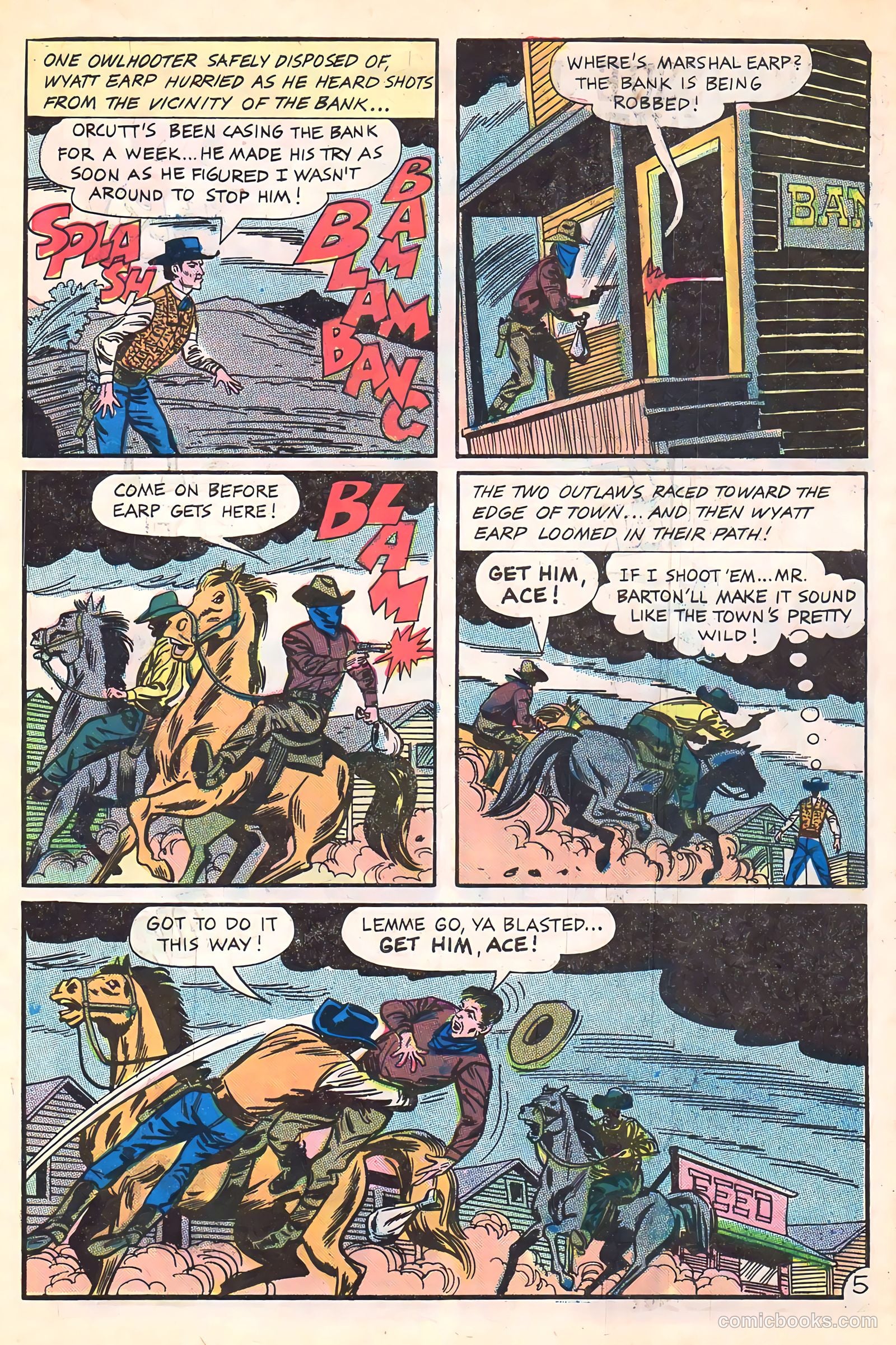 Wyatt Earp, Frontier Marshal #62 — page 9 of 36