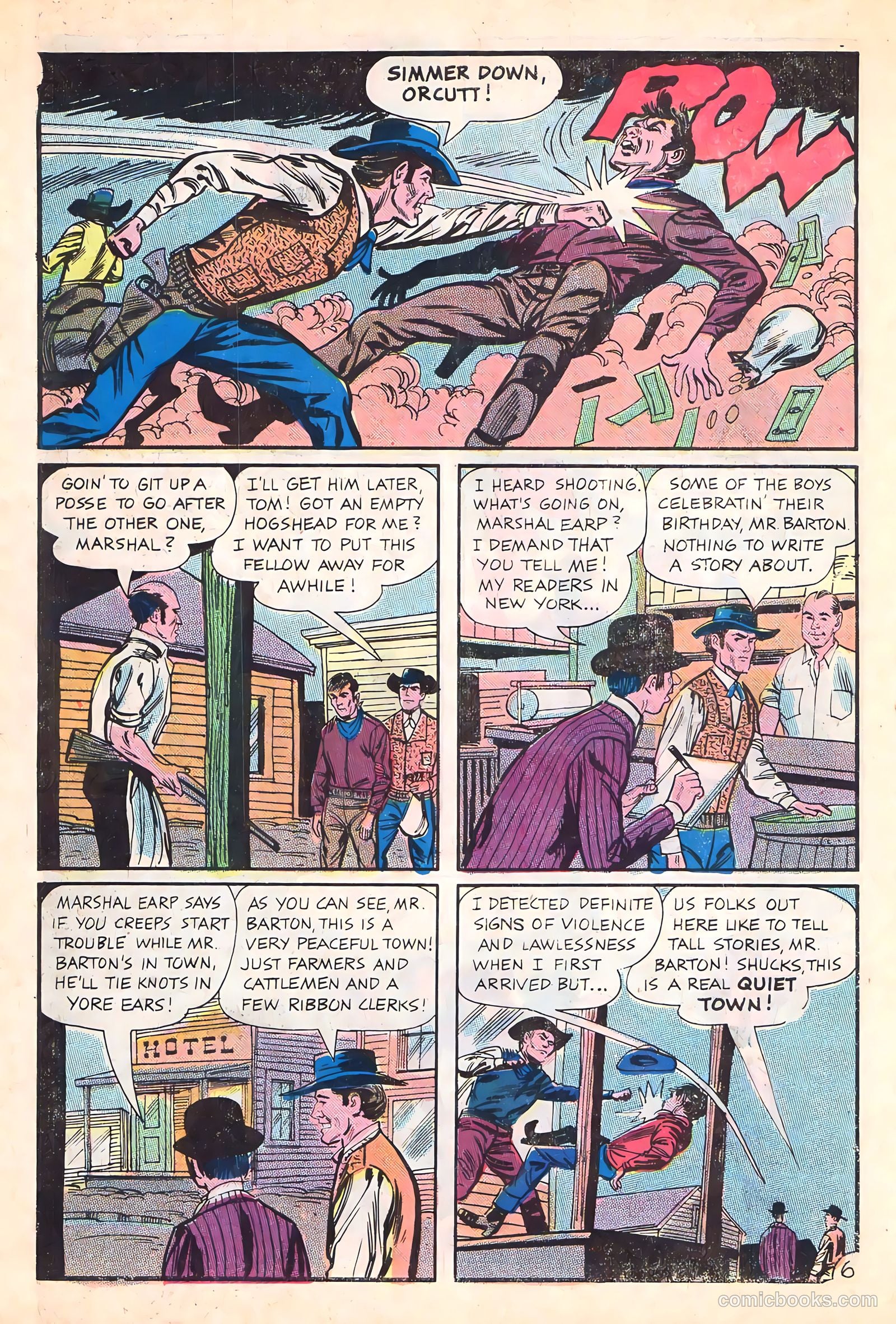 Wyatt Earp, Frontier Marshal #62 — page 10 of 36