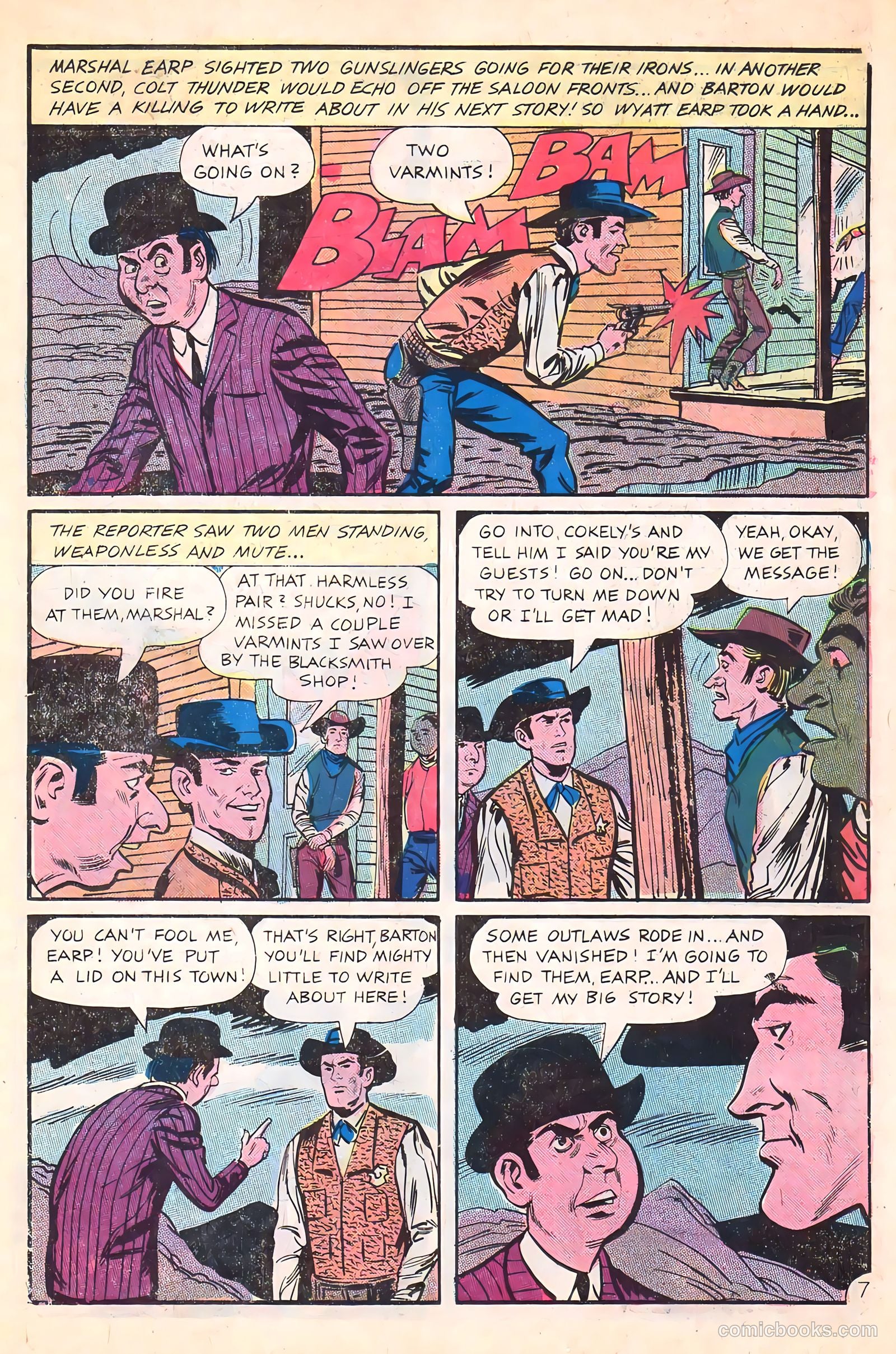 Wyatt Earp, Frontier Marshal #62 — page 11 of 36