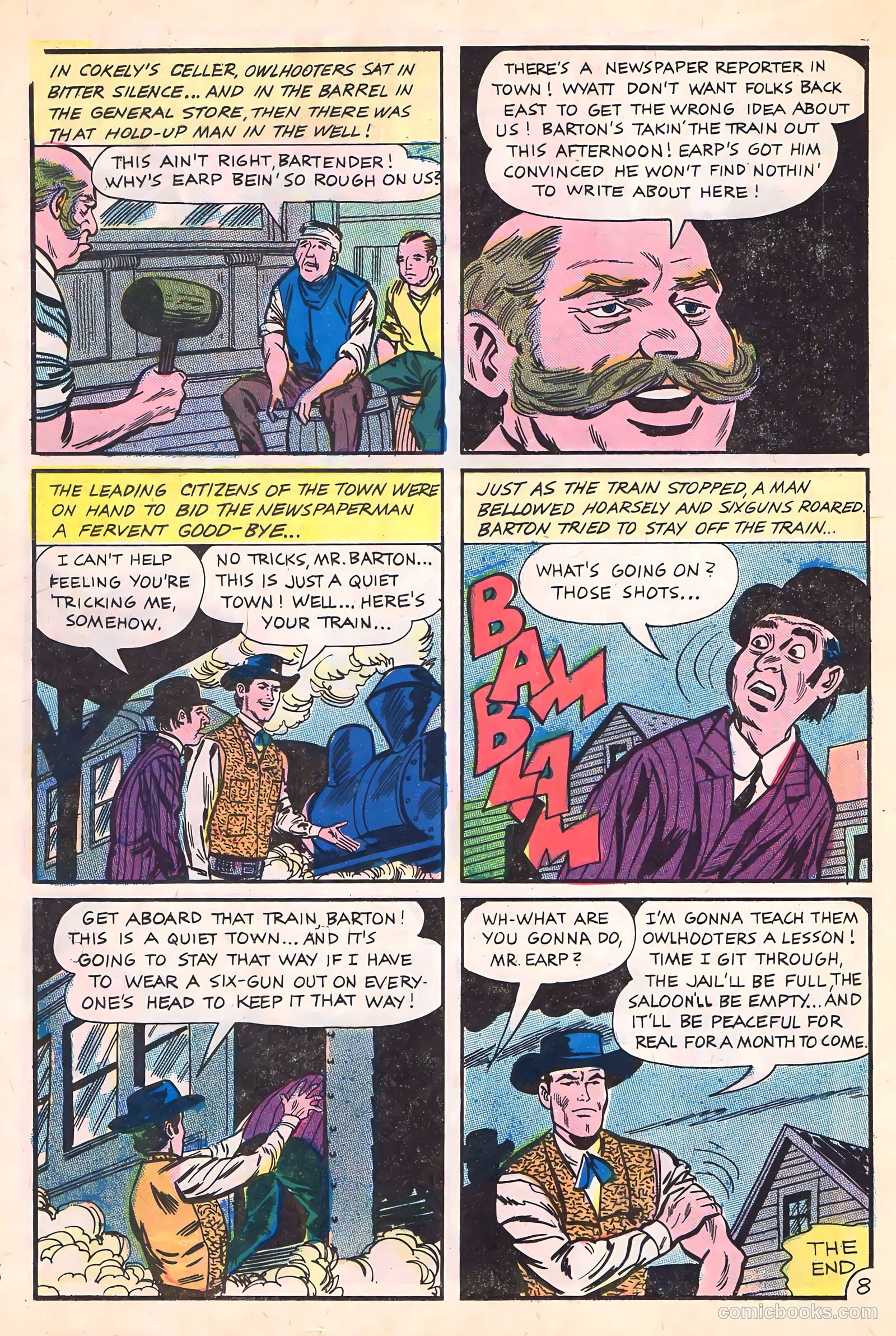 Wyatt Earp, Frontier Marshal #62 — page 12 of 36