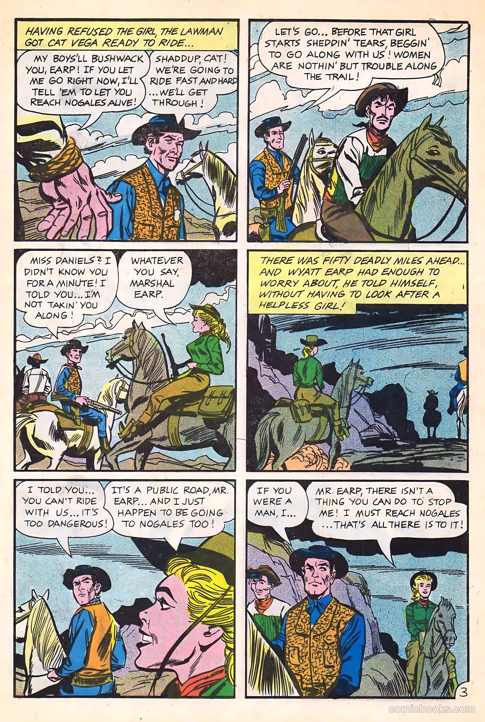 Wyatt Earp, Frontier Marshal #62 — page 17 of 36