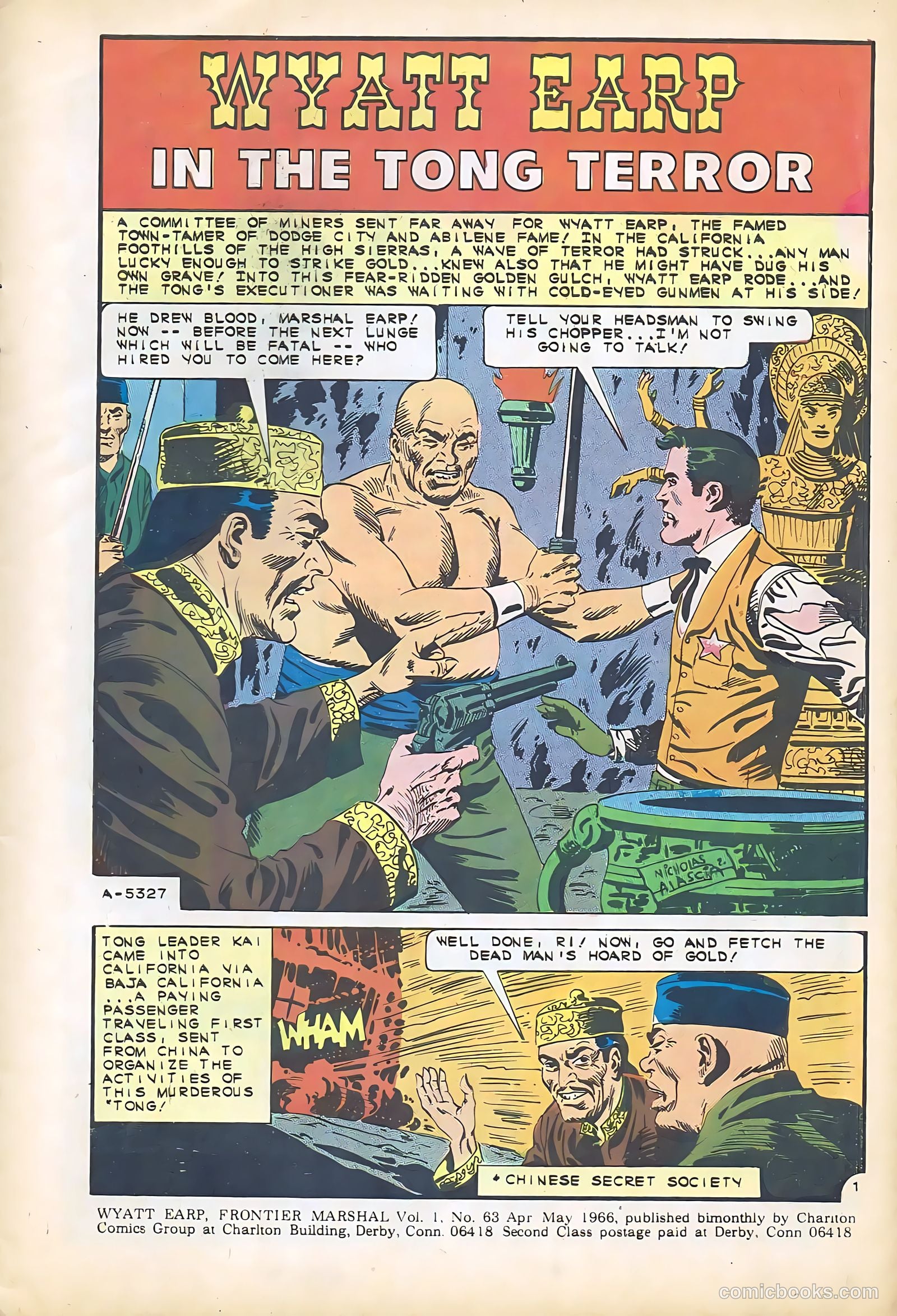 Wyatt Earp, Frontier Marshal #63 — page 3 of 35