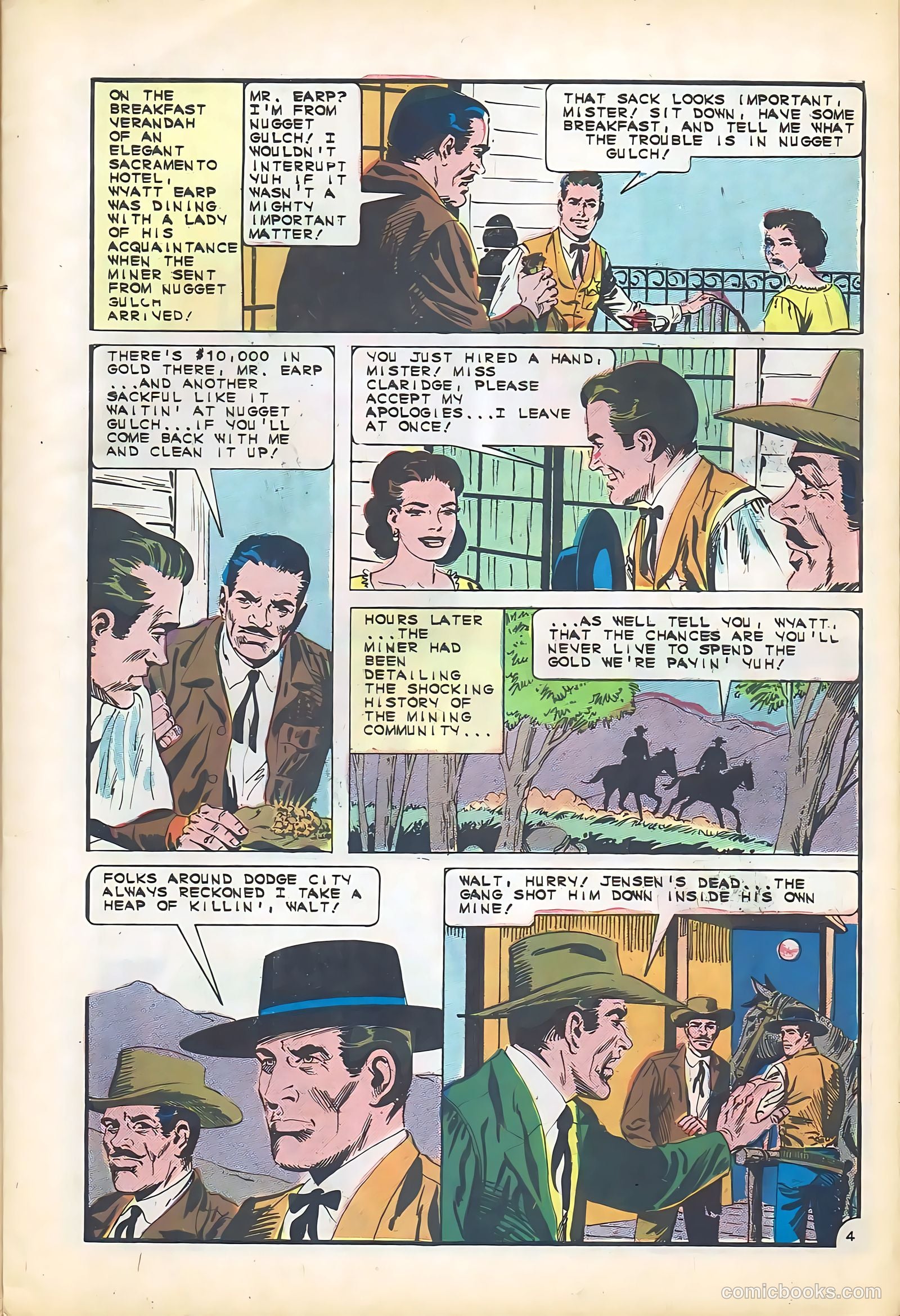 Wyatt Earp, Frontier Marshal #63 — page 7 of 35