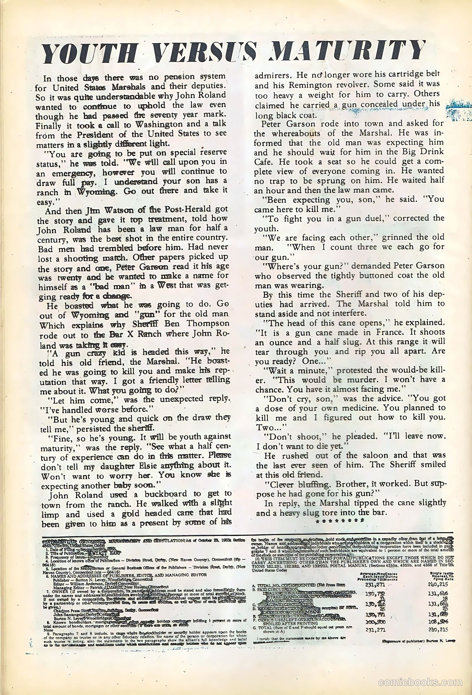 Wyatt Earp, Frontier Marshal #63 — page 12 of 35