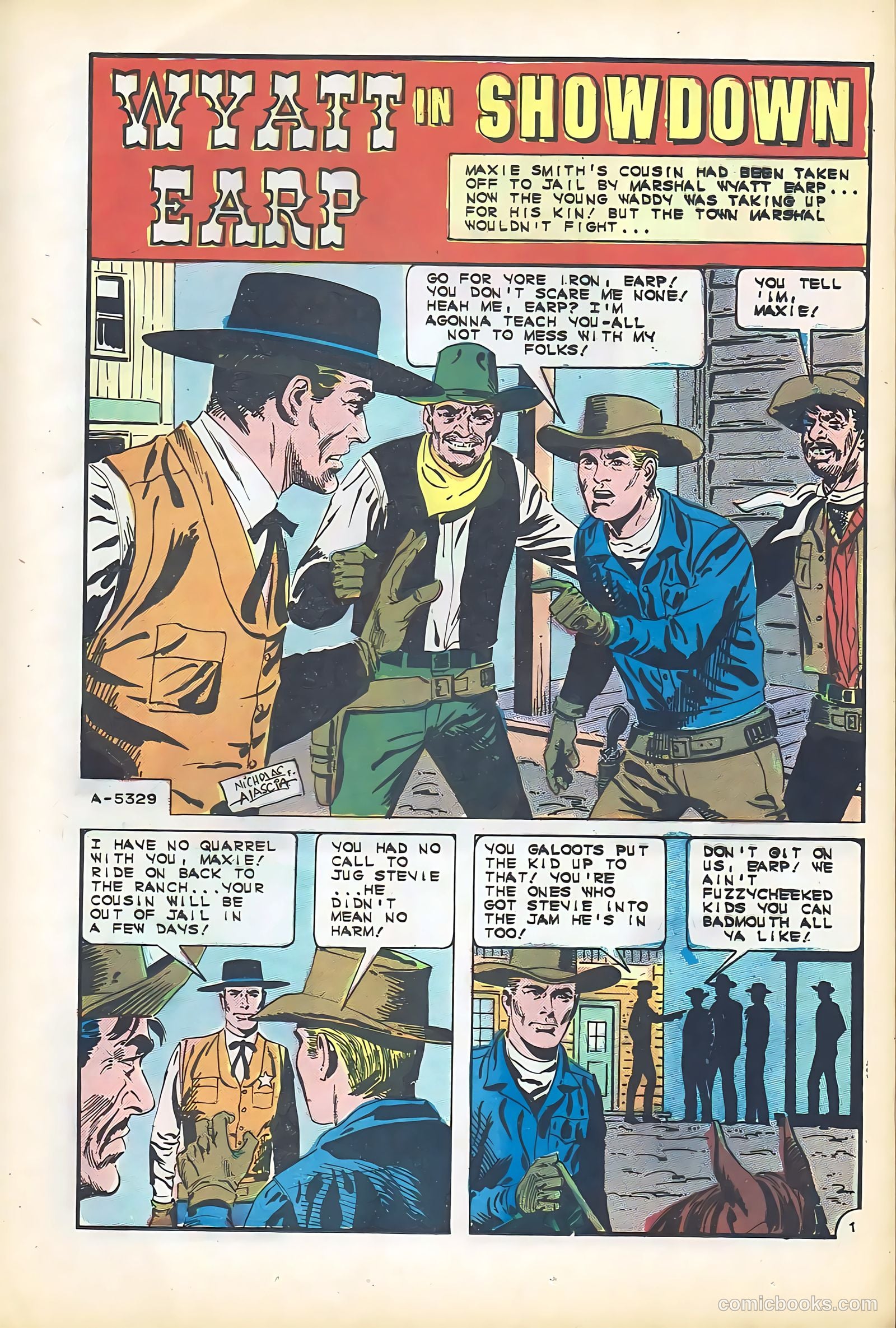 Wyatt Earp, Frontier Marshal #63 — page 13 of 35