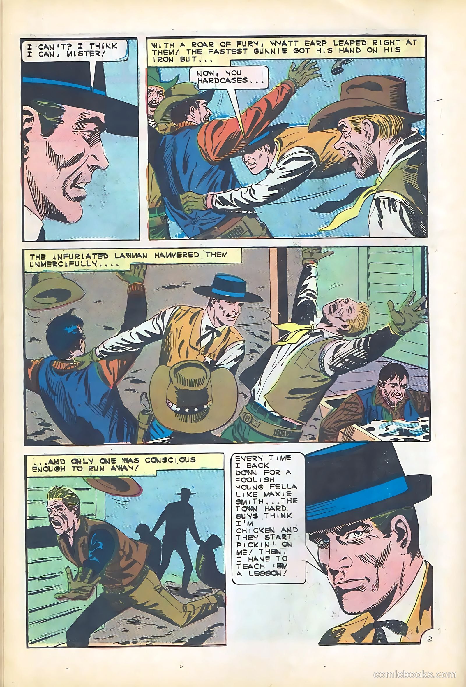 Wyatt Earp, Frontier Marshal #63 — page 14 of 35