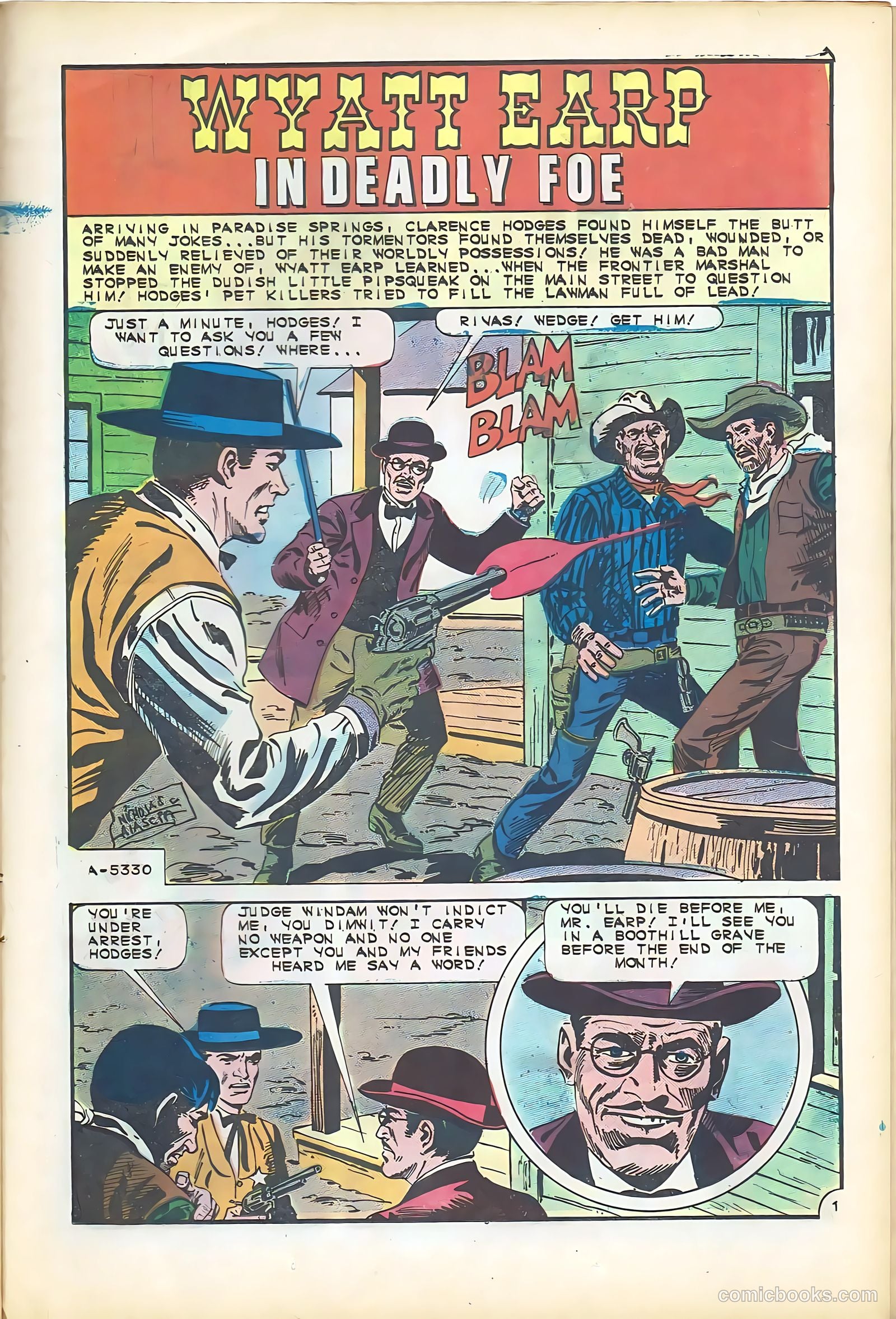 Wyatt Earp, Frontier Marshal #63 — page 24 of 35