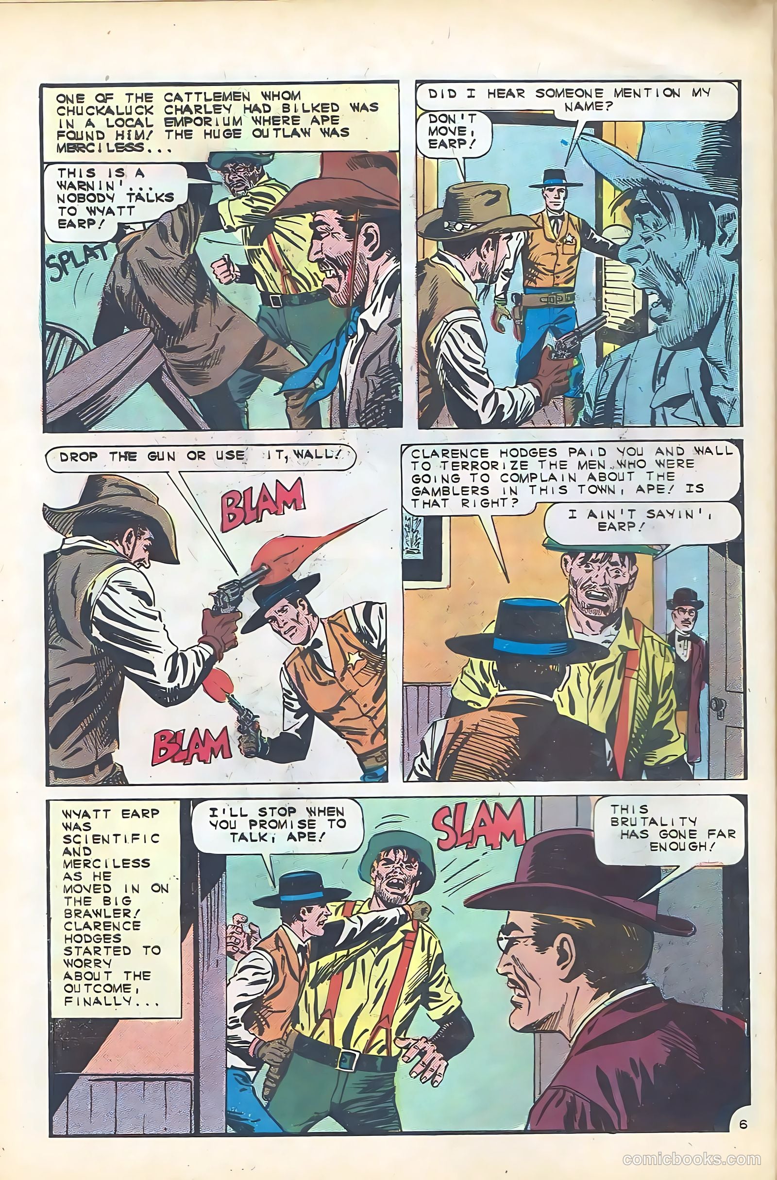 Wyatt Earp, Frontier Marshal #63 — page 29 of 35