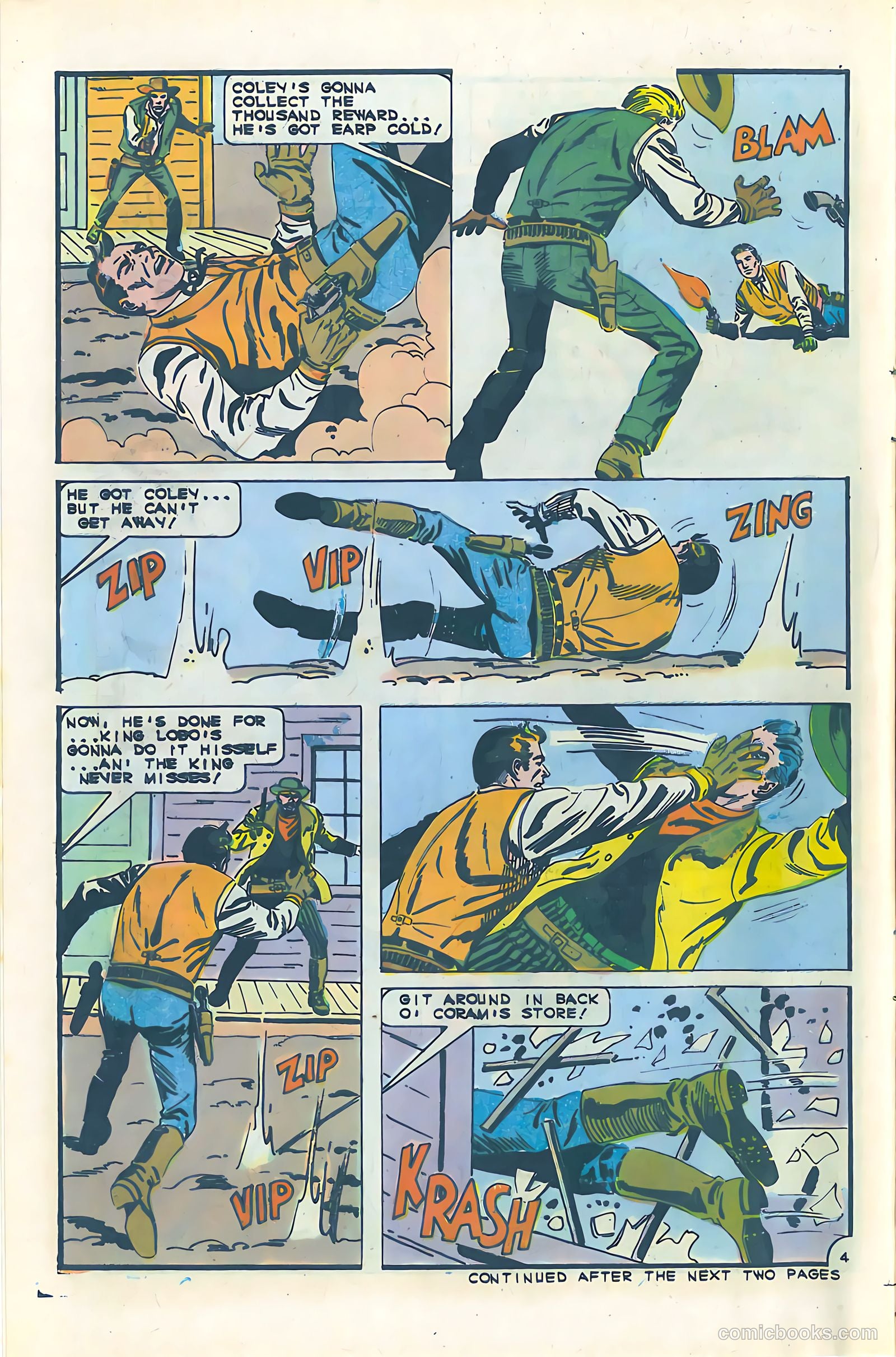 Wyatt Earp, Frontier Marshal #64 — page 6 of 36