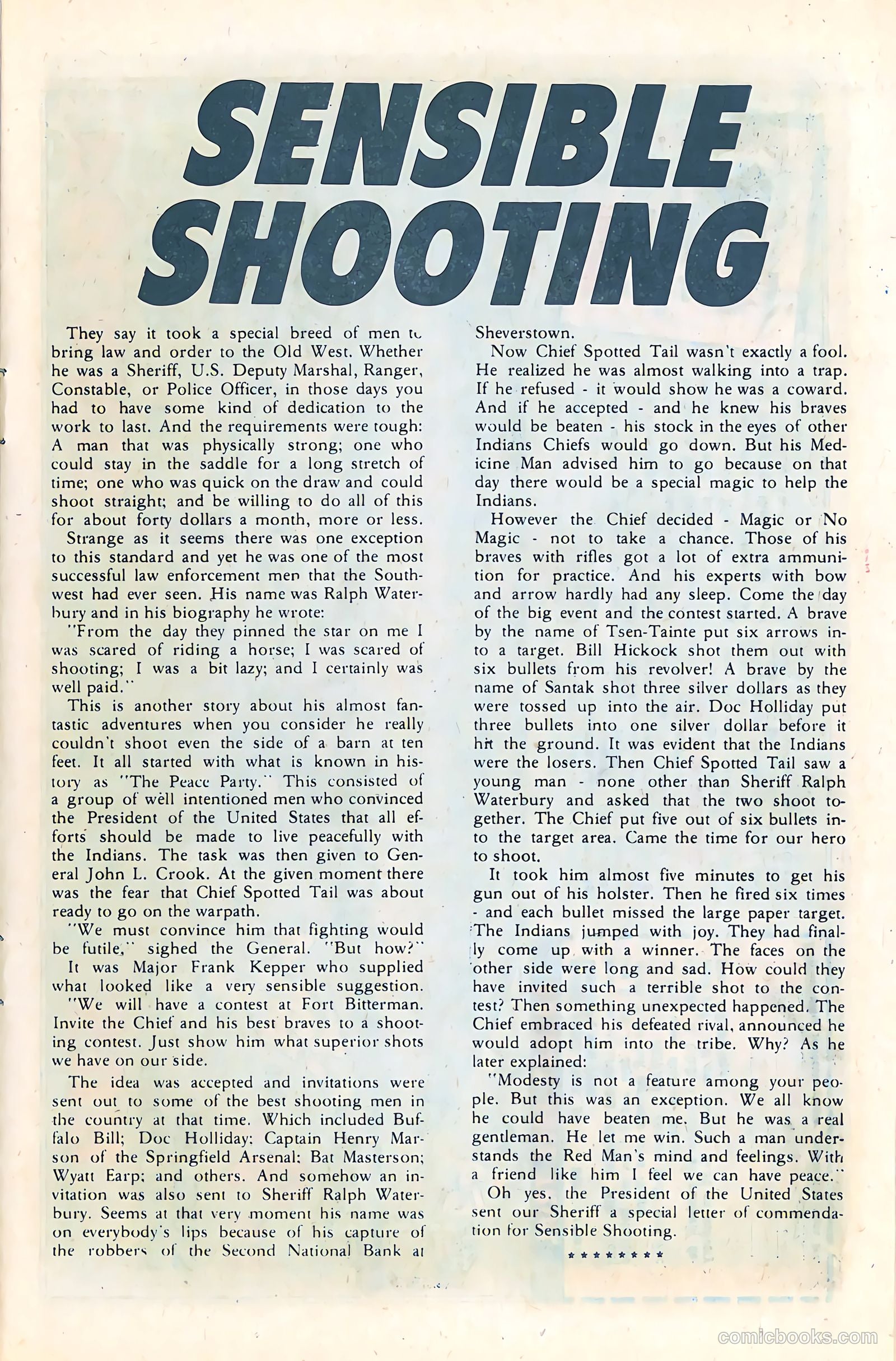 Wyatt Earp, Frontier Marshal #64 — page 13 of 36