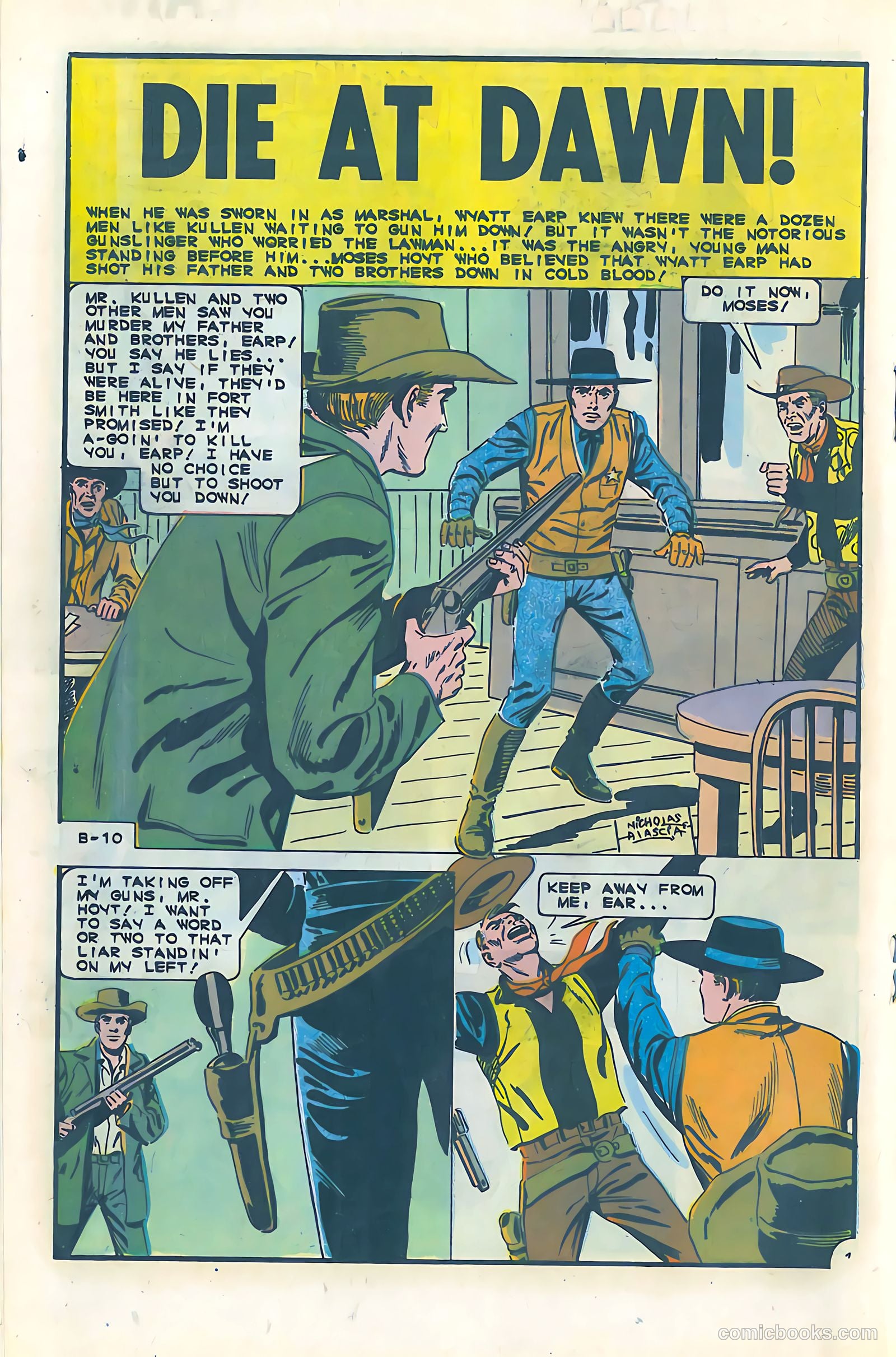Wyatt Earp, Frontier Marshal #64 — page 18 of 36