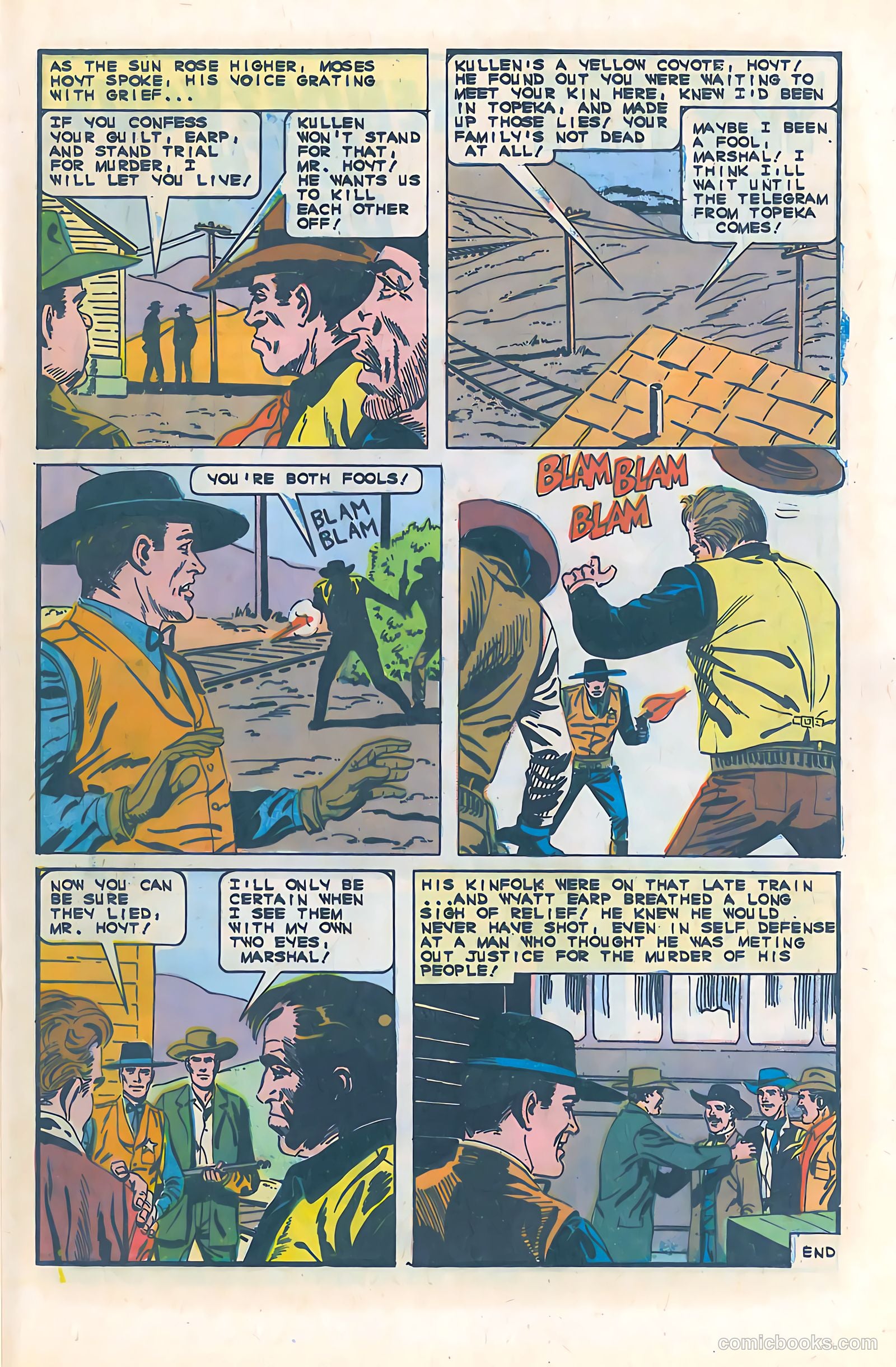 Wyatt Earp, Frontier Marshal #64 — page 21 of 36