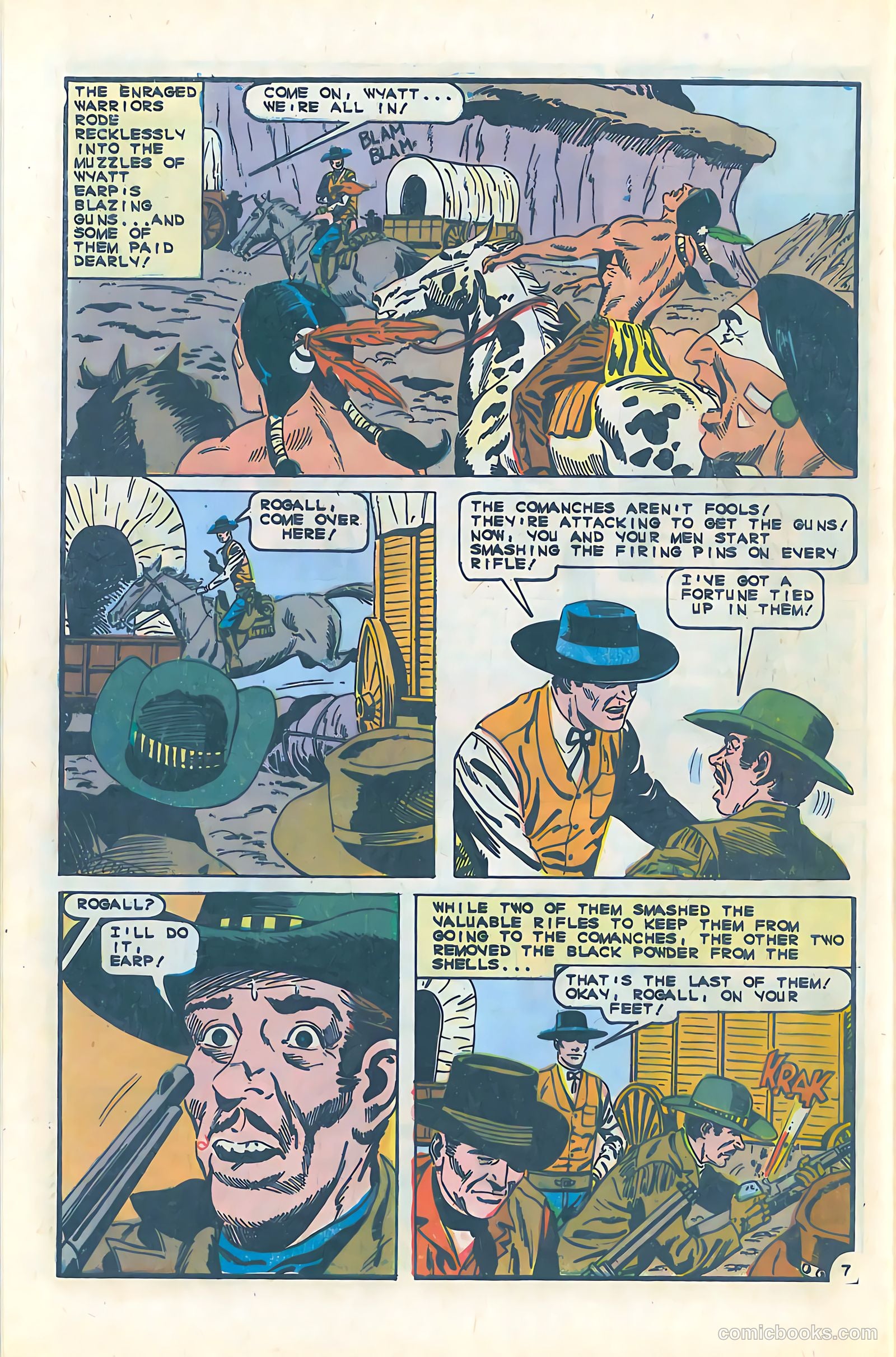 Wyatt Earp, Frontier Marshal #64 — page 32 of 36