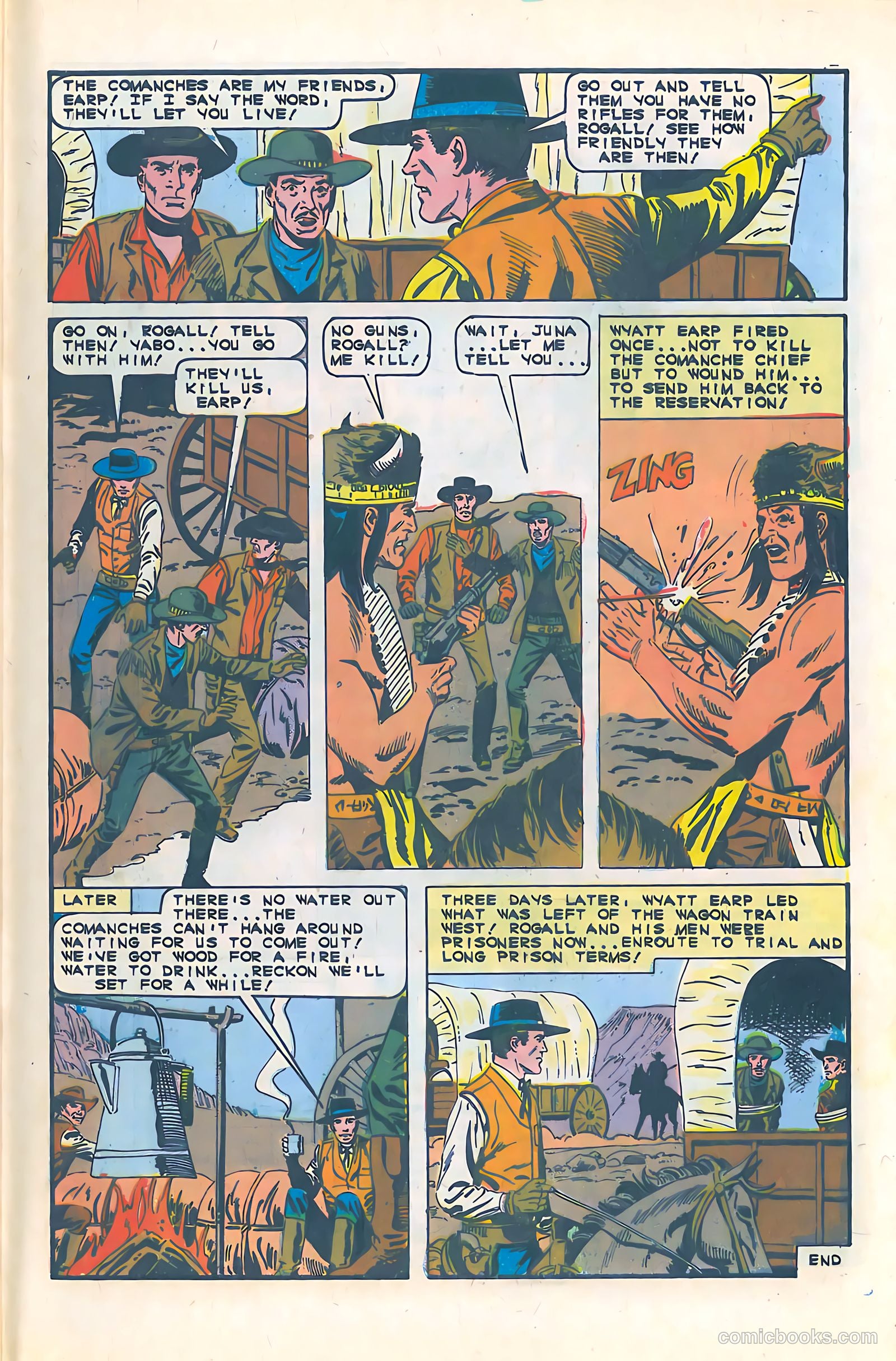 Wyatt Earp, Frontier Marshal #64 — page 33 of 36