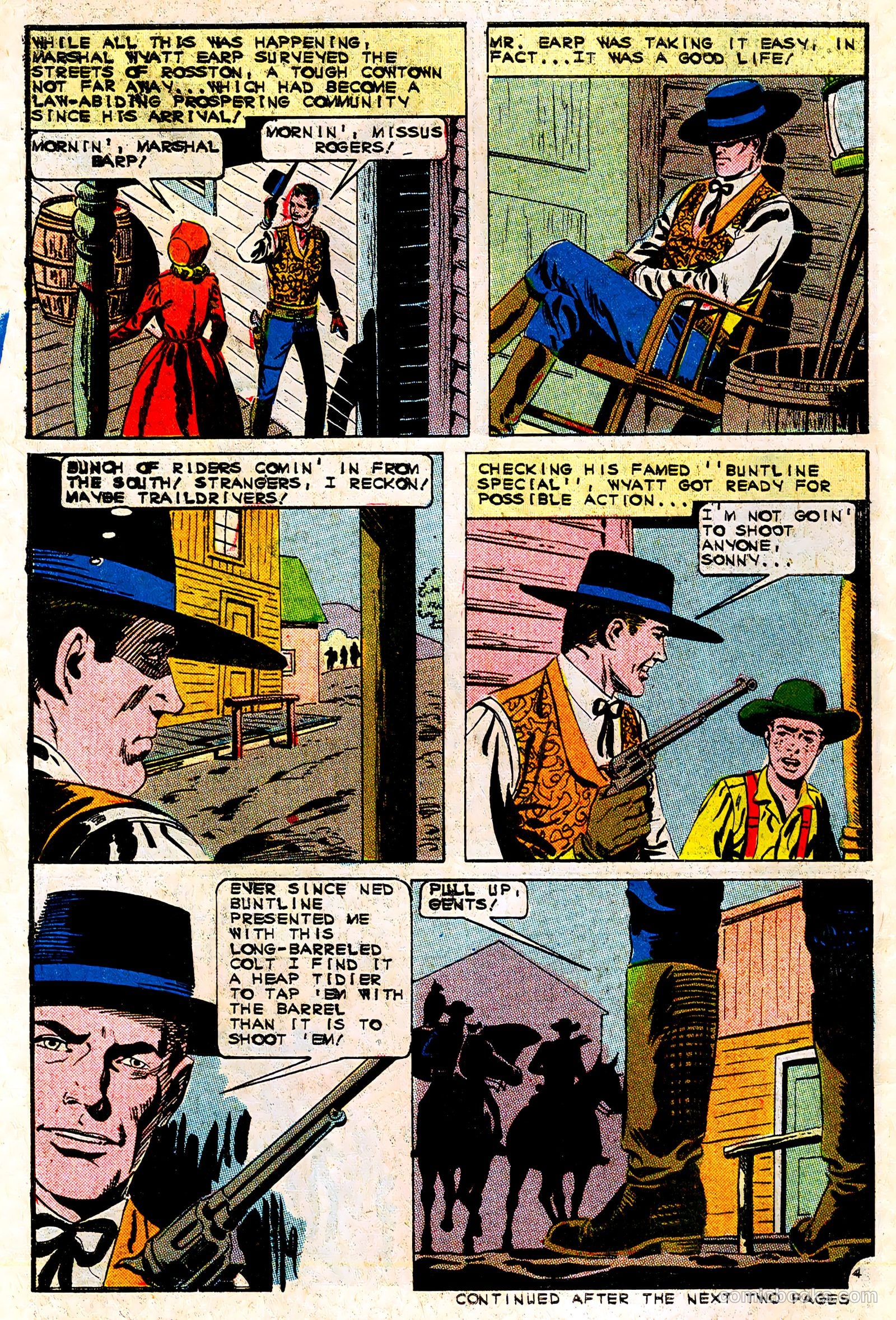Wyatt Earp, Frontier Marshal #65 — page 6 of 36