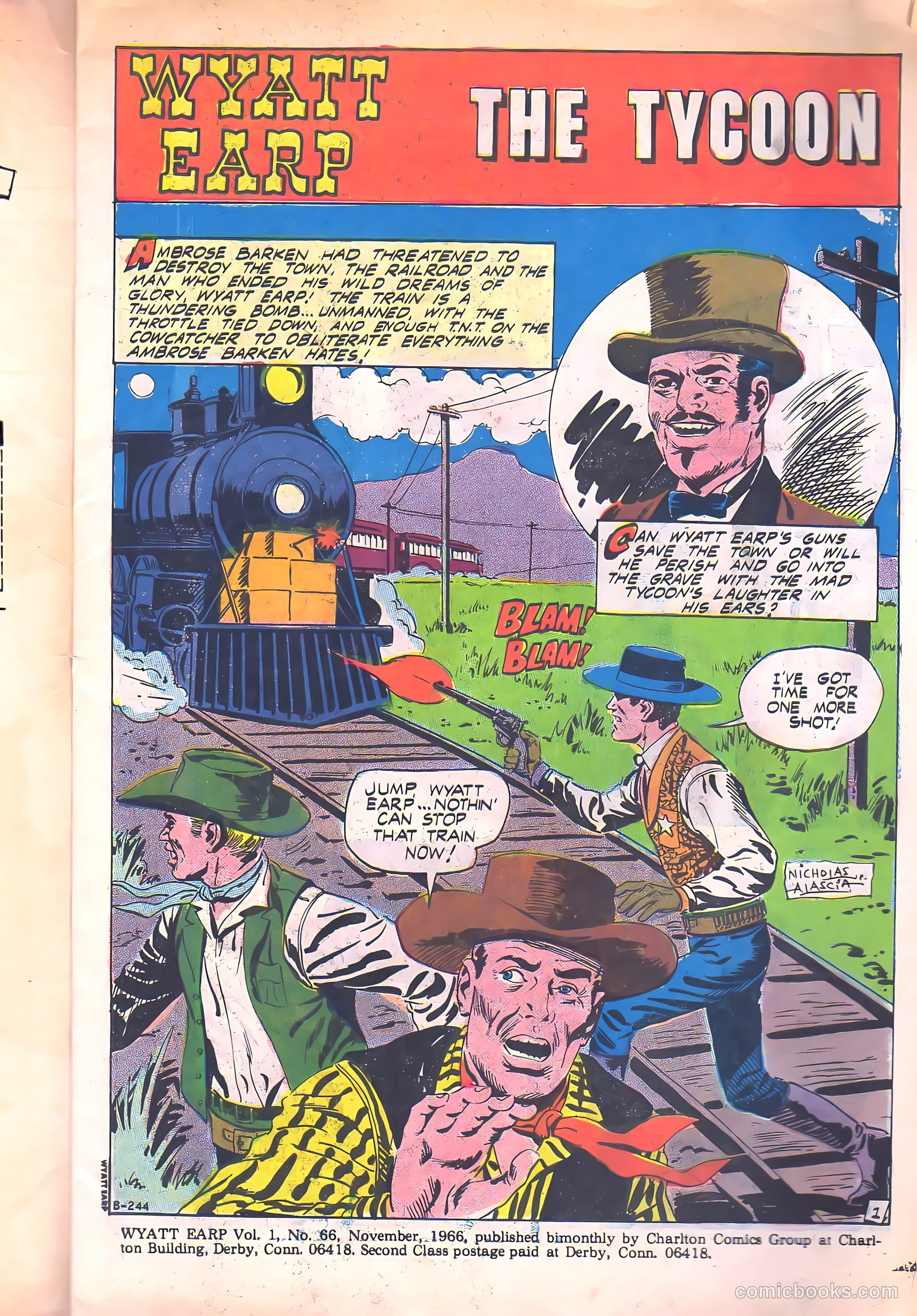 Wyatt Earp, Frontier Marshal #66 — page 3 of 36