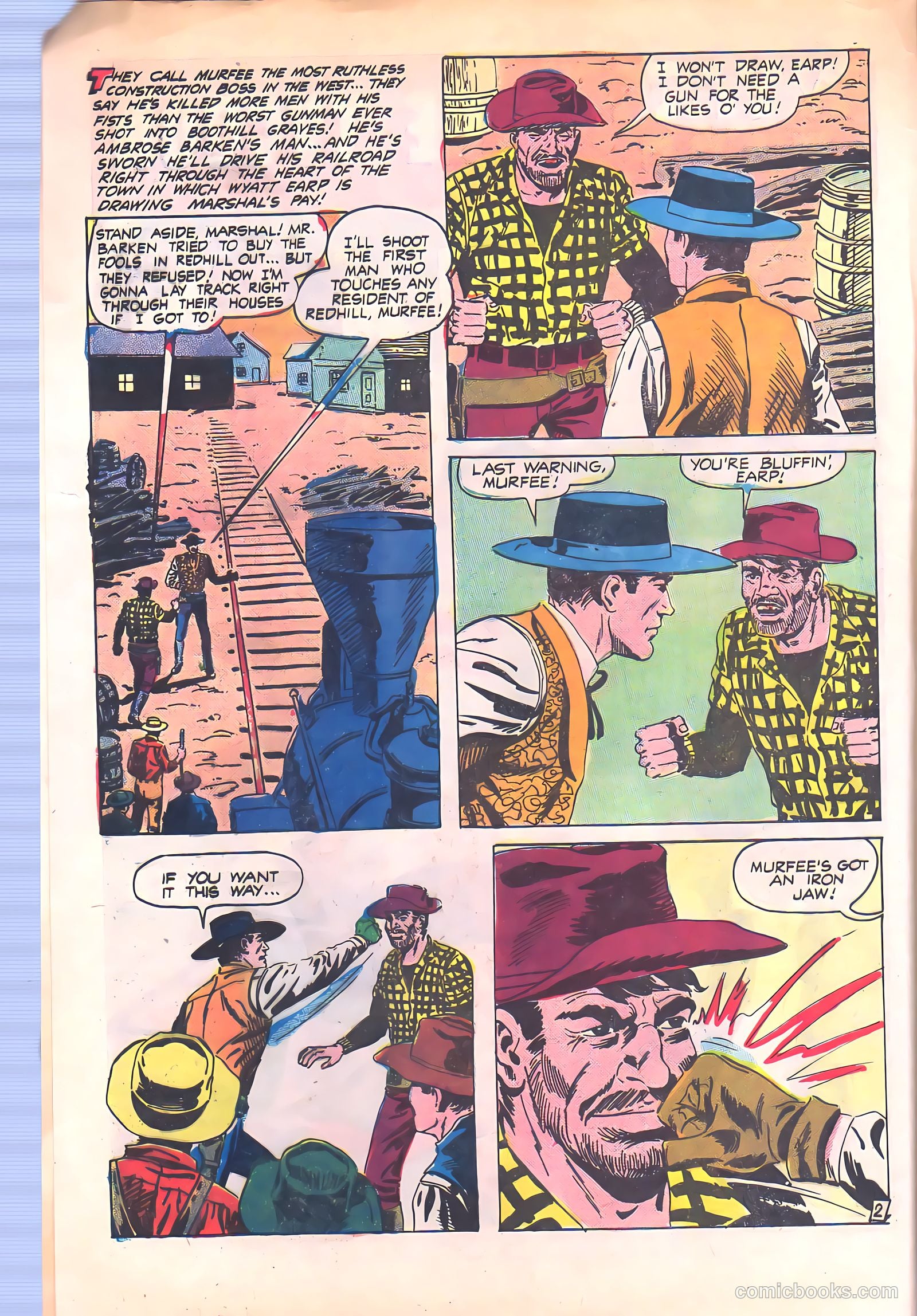Wyatt Earp, Frontier Marshal #66 — page 4 of 36